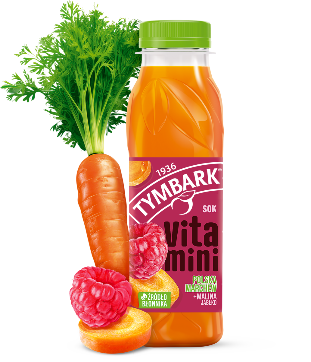 Tymbark Vitamini Sok Malina Marchew Jabłko 300 Ml