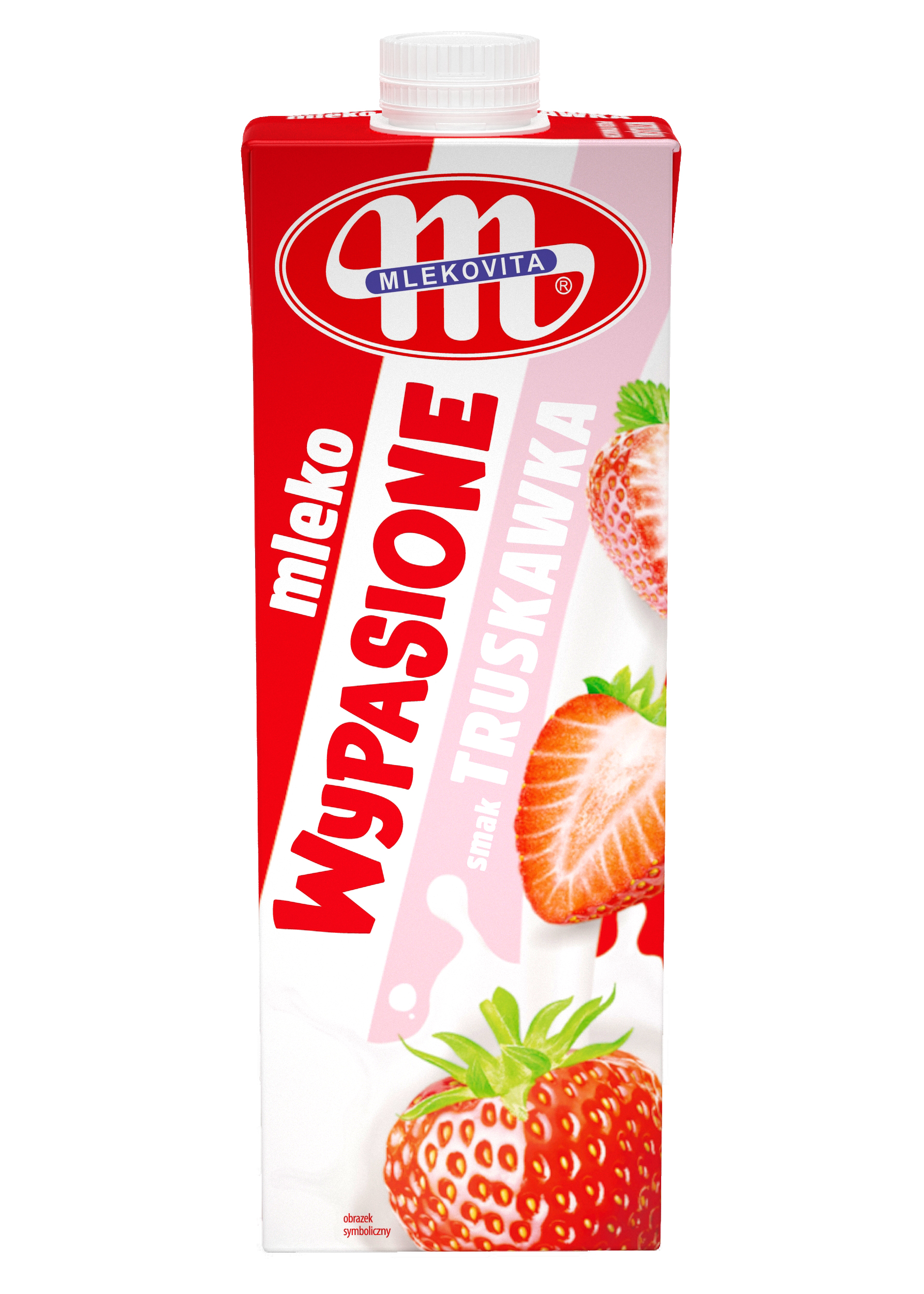 Mlekovita Mleko Wypasione Uht Smak Truskawka 1L