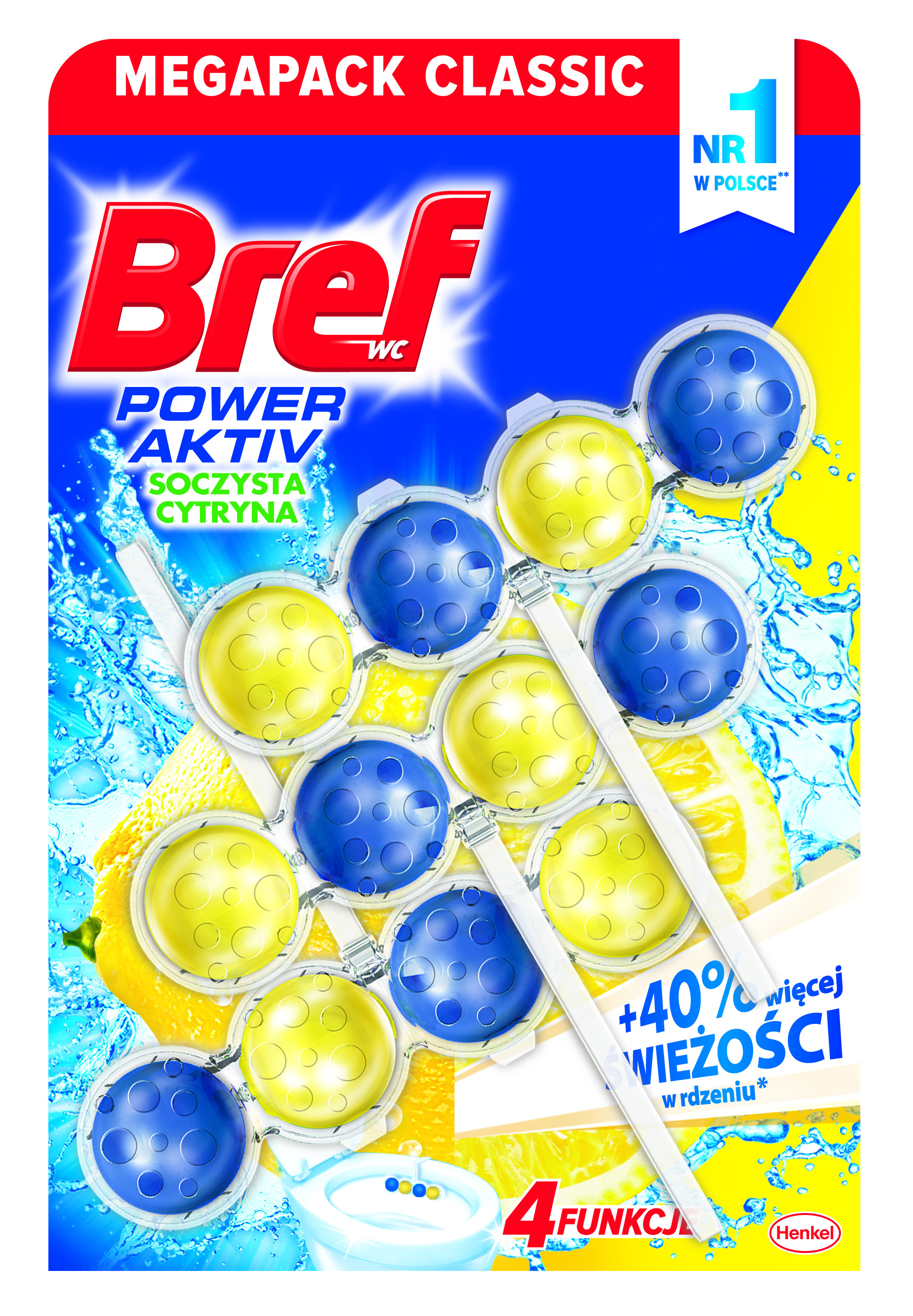 Bref Power Aktiv Soczysta Cytryna 3X50 G