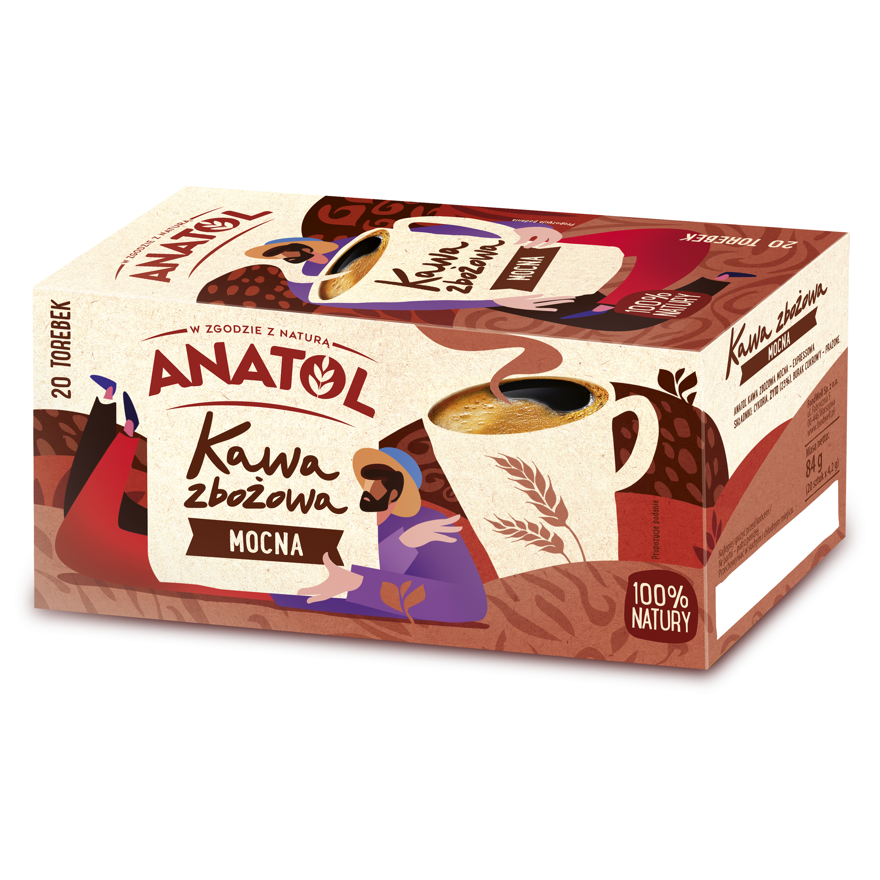 Anatol Kawa Zbożowa Mocna - Expressowa 84G Delecta