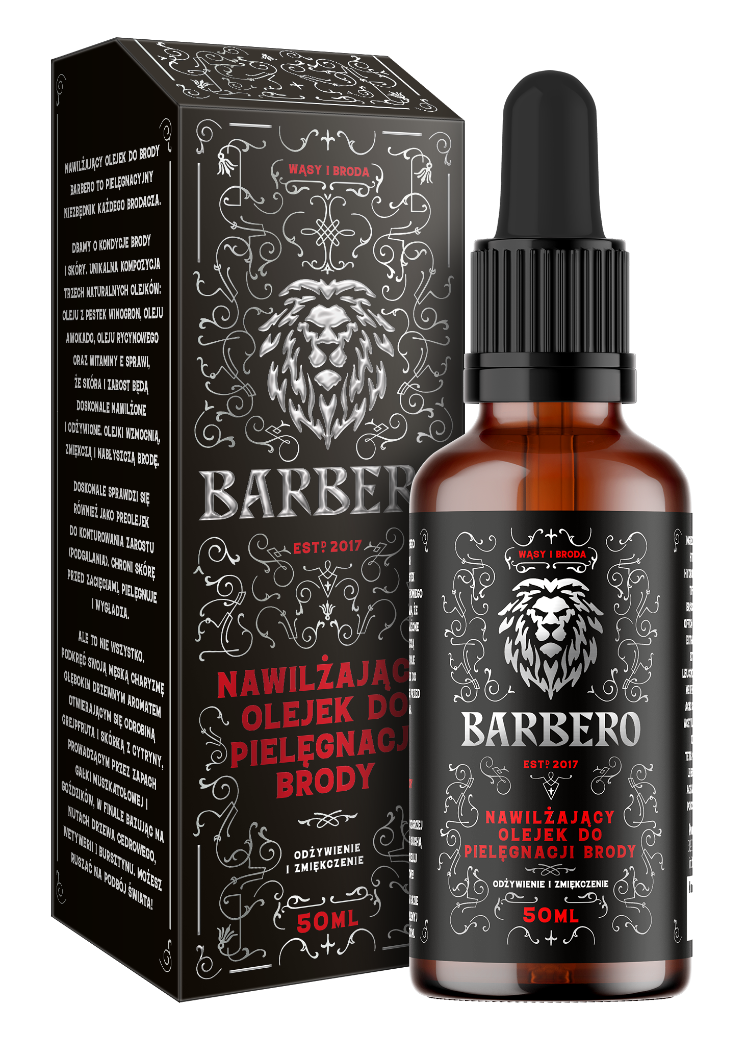Olejek Nawilżający Do Pielegnacji Brody Barbero 50Ml