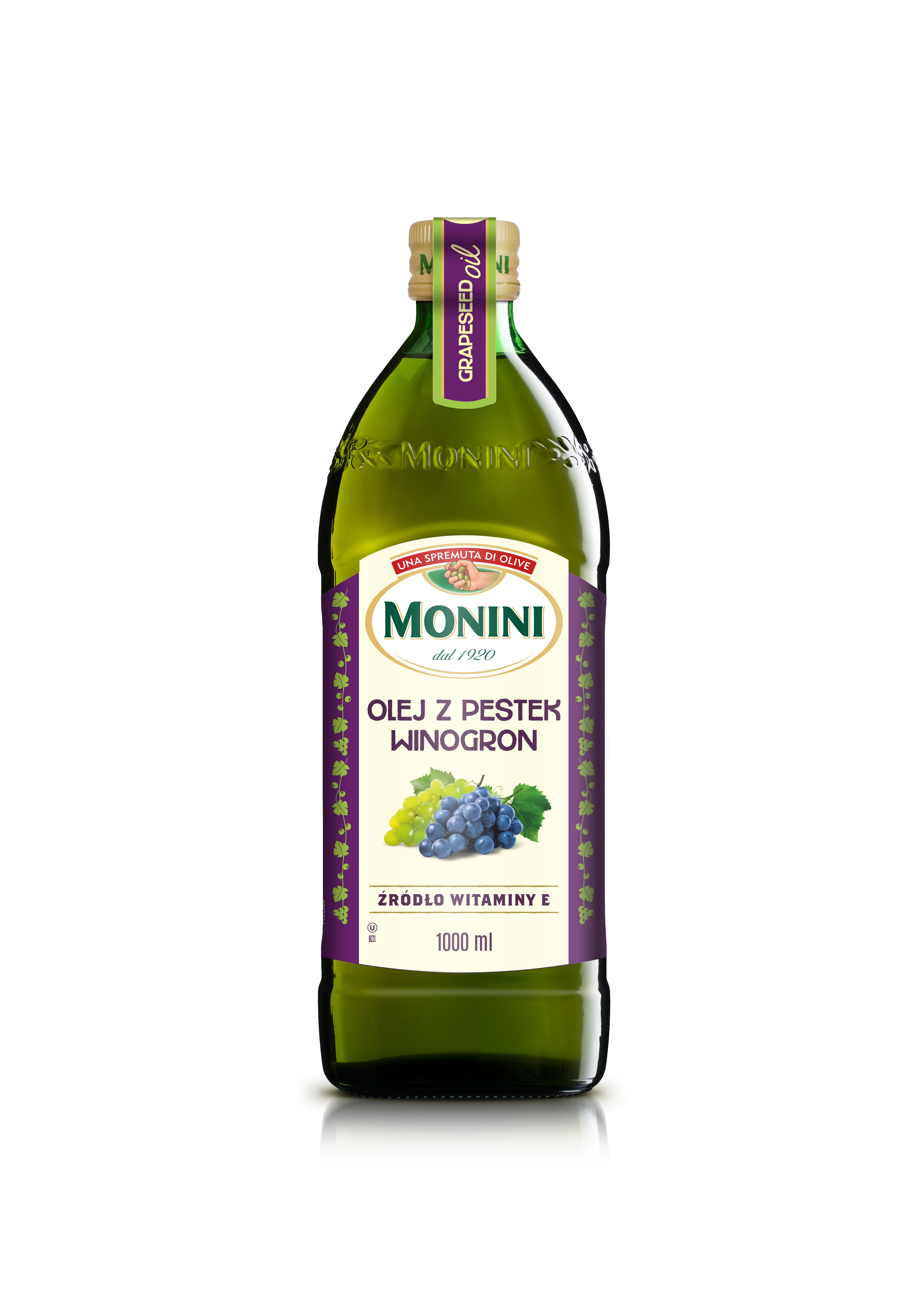 Monini Olej Z Pestek Winogron 1000 Ml