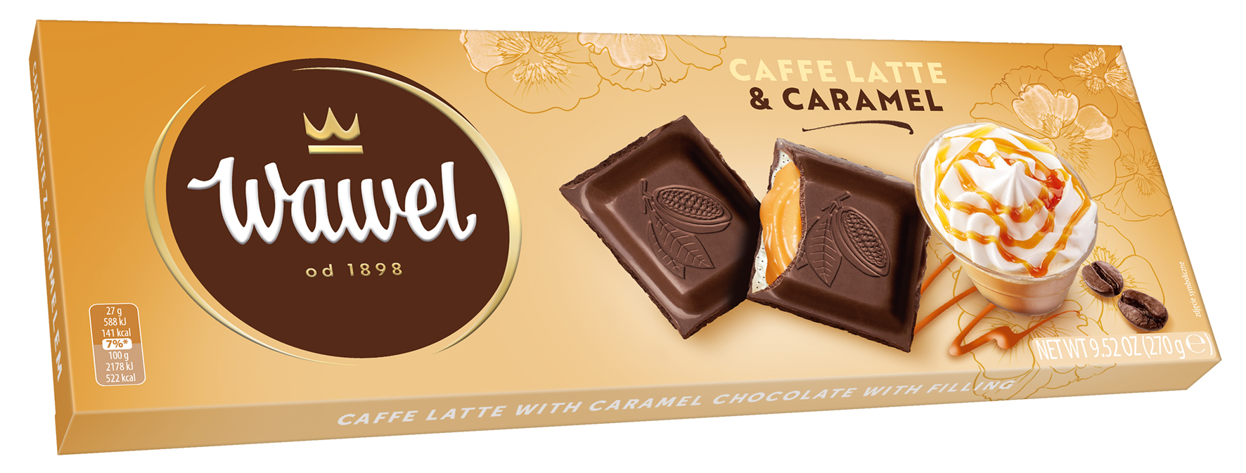Wawel Czekolada Caffe Latte Caramel 270G
