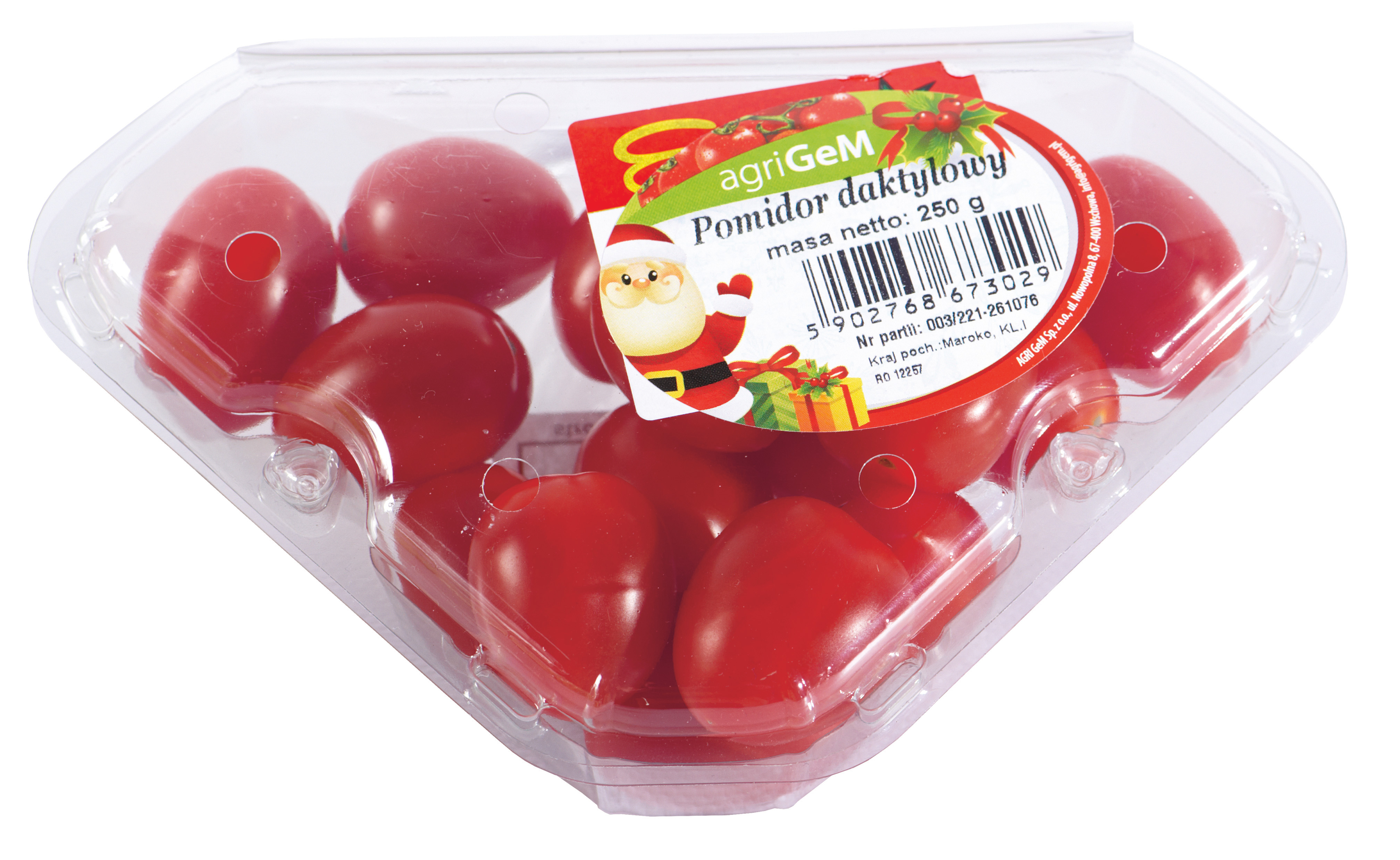 Pomidor Daktylowy Czerwony Klasa I Maroko 250G