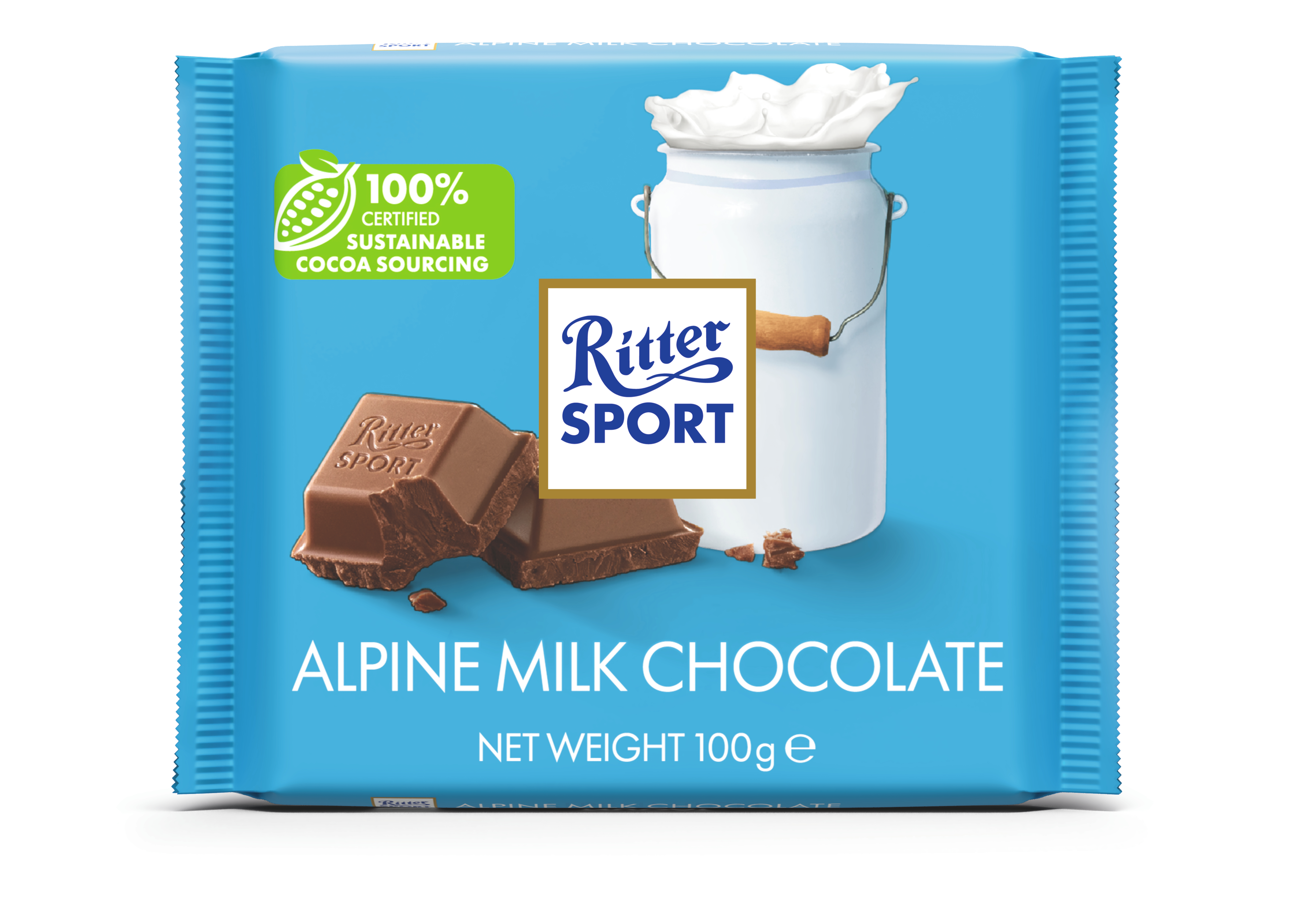Ritter Sport Czekolada Mleczna Alpejska 100G