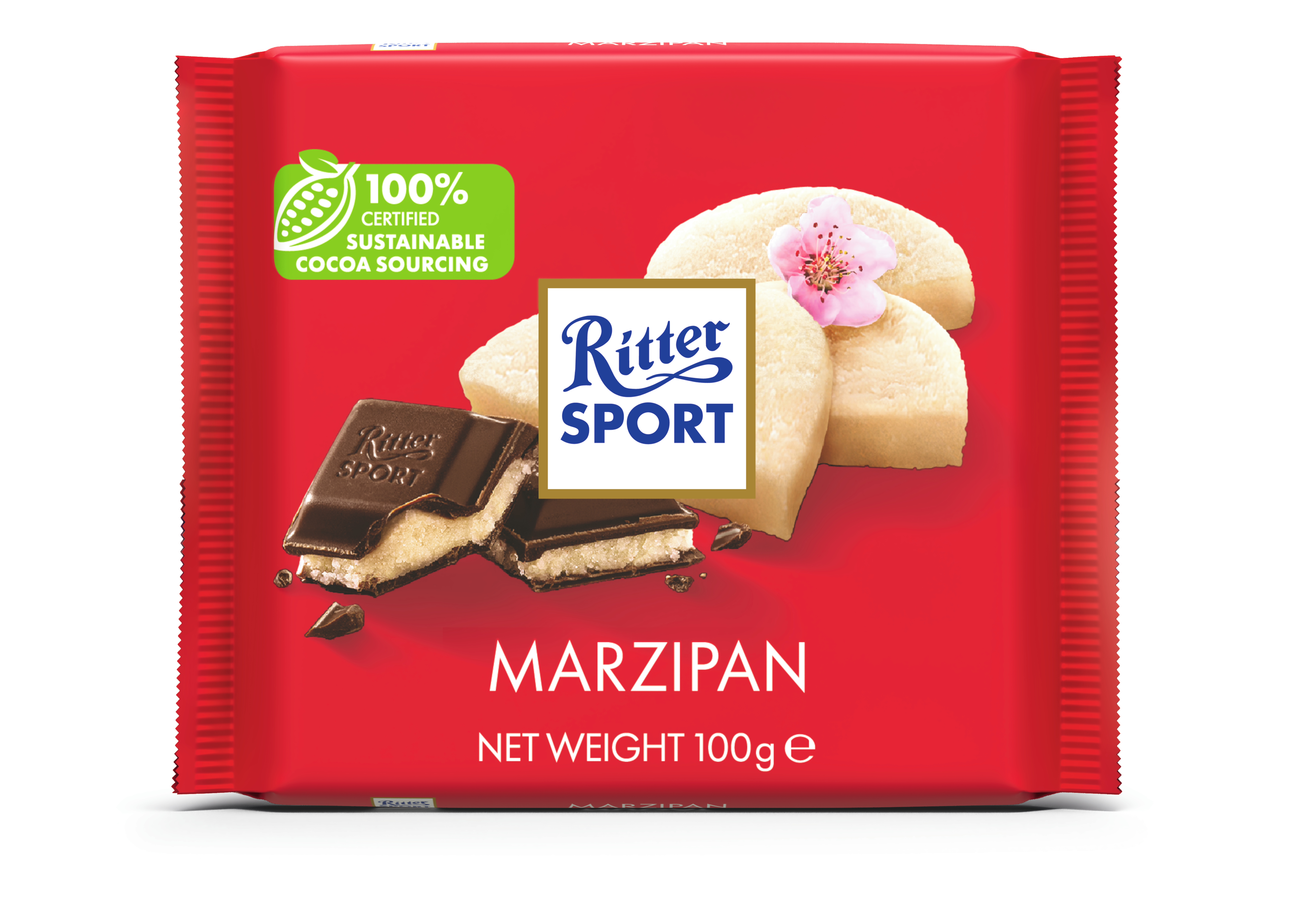 Ritter Sport Czekolada Deserowa Z Nadzieniem Marcepanowym 100G