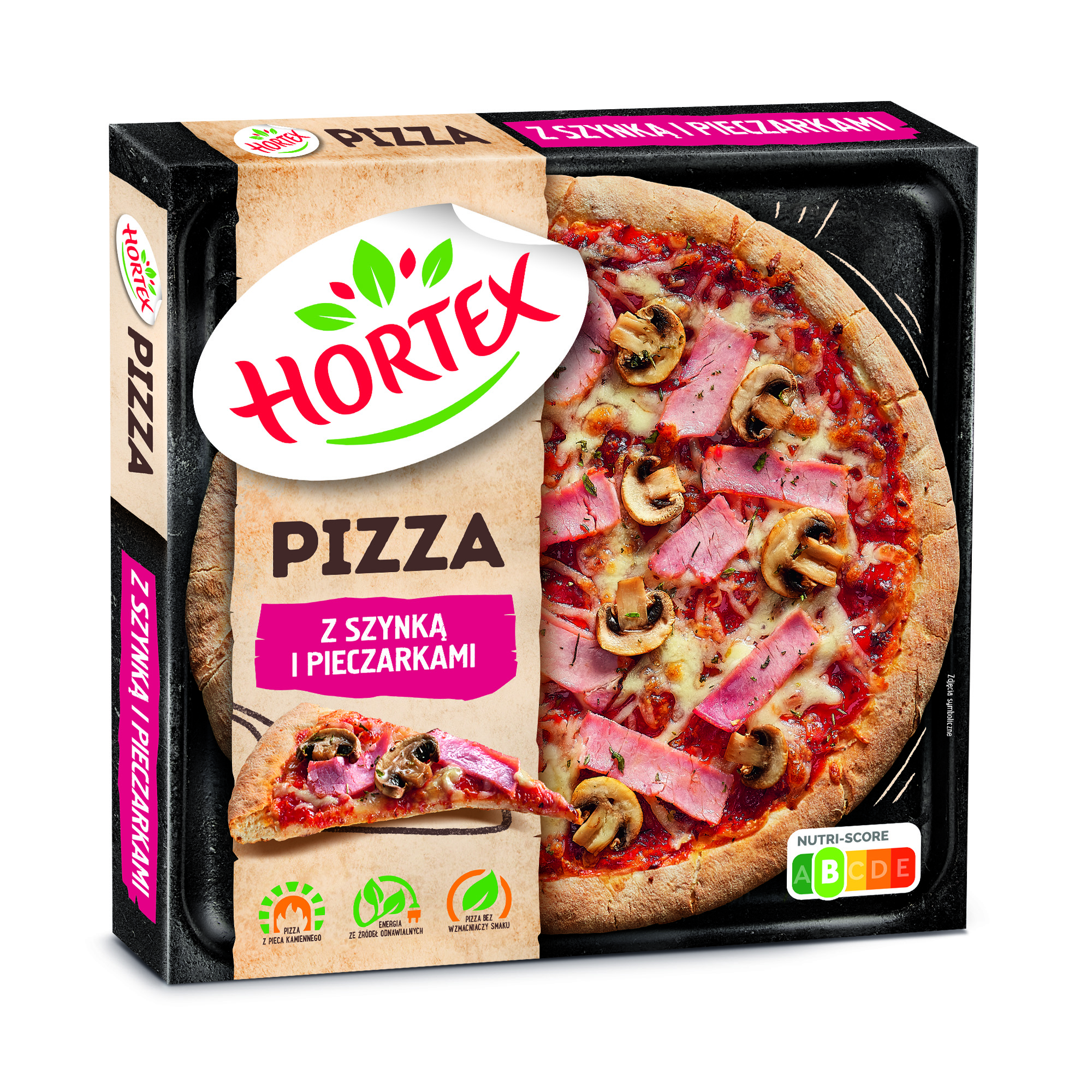 Hortex Pizza Z Szynką I Pieczarkami 345G