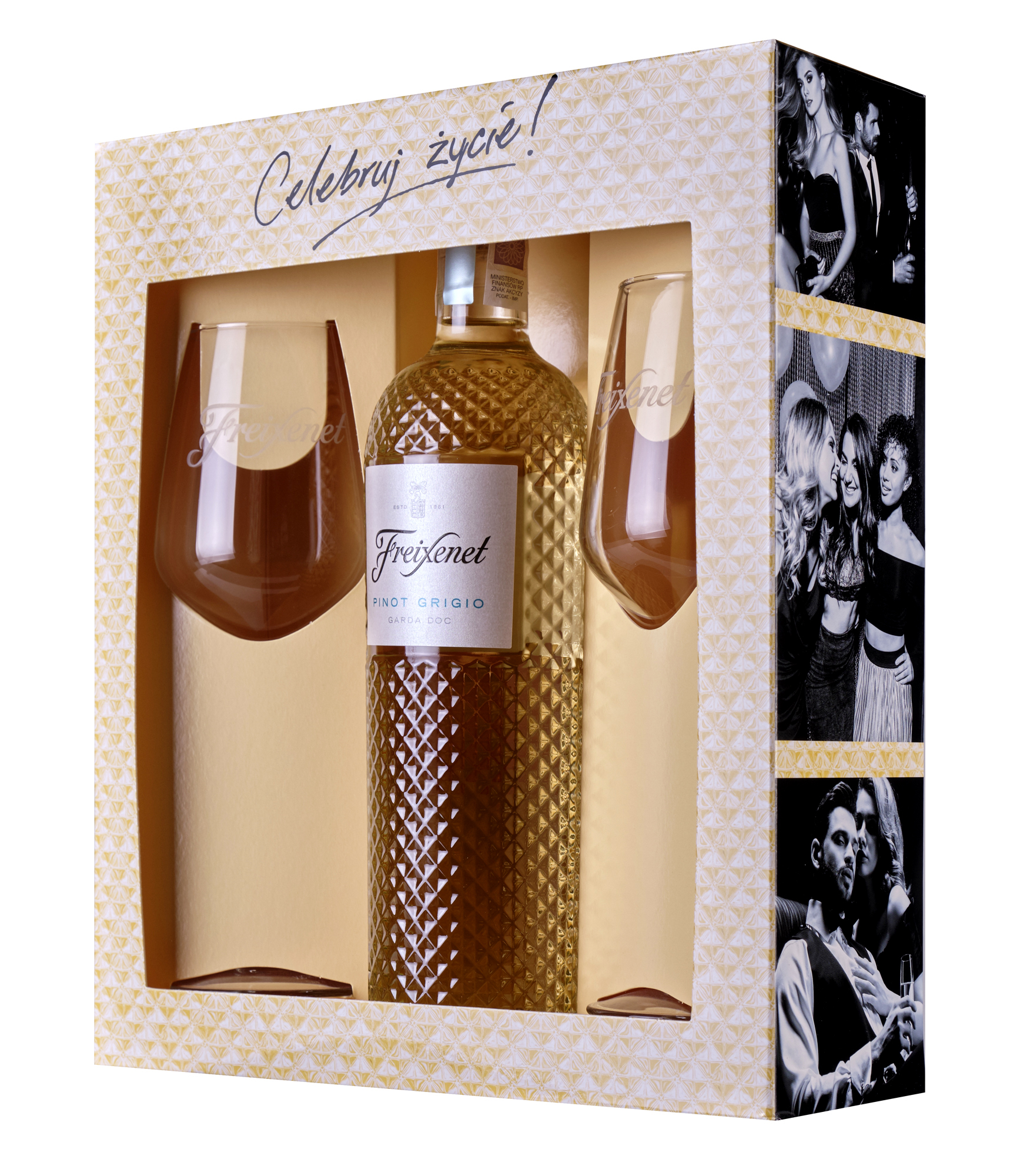 Freixenet Pinot Grigio 0,75L + 2 Kieliszki