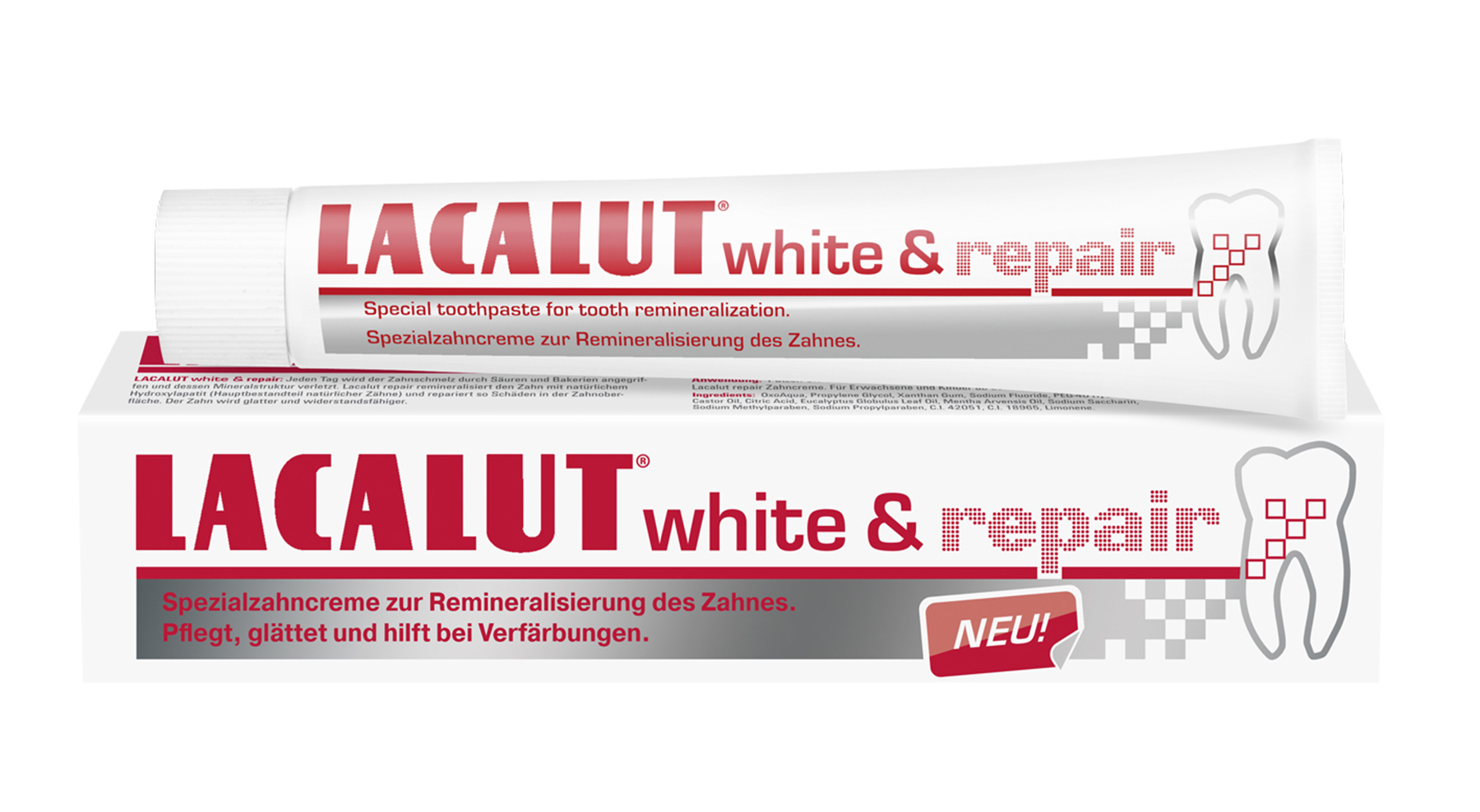 Lacalut White & Rapair 75Ml