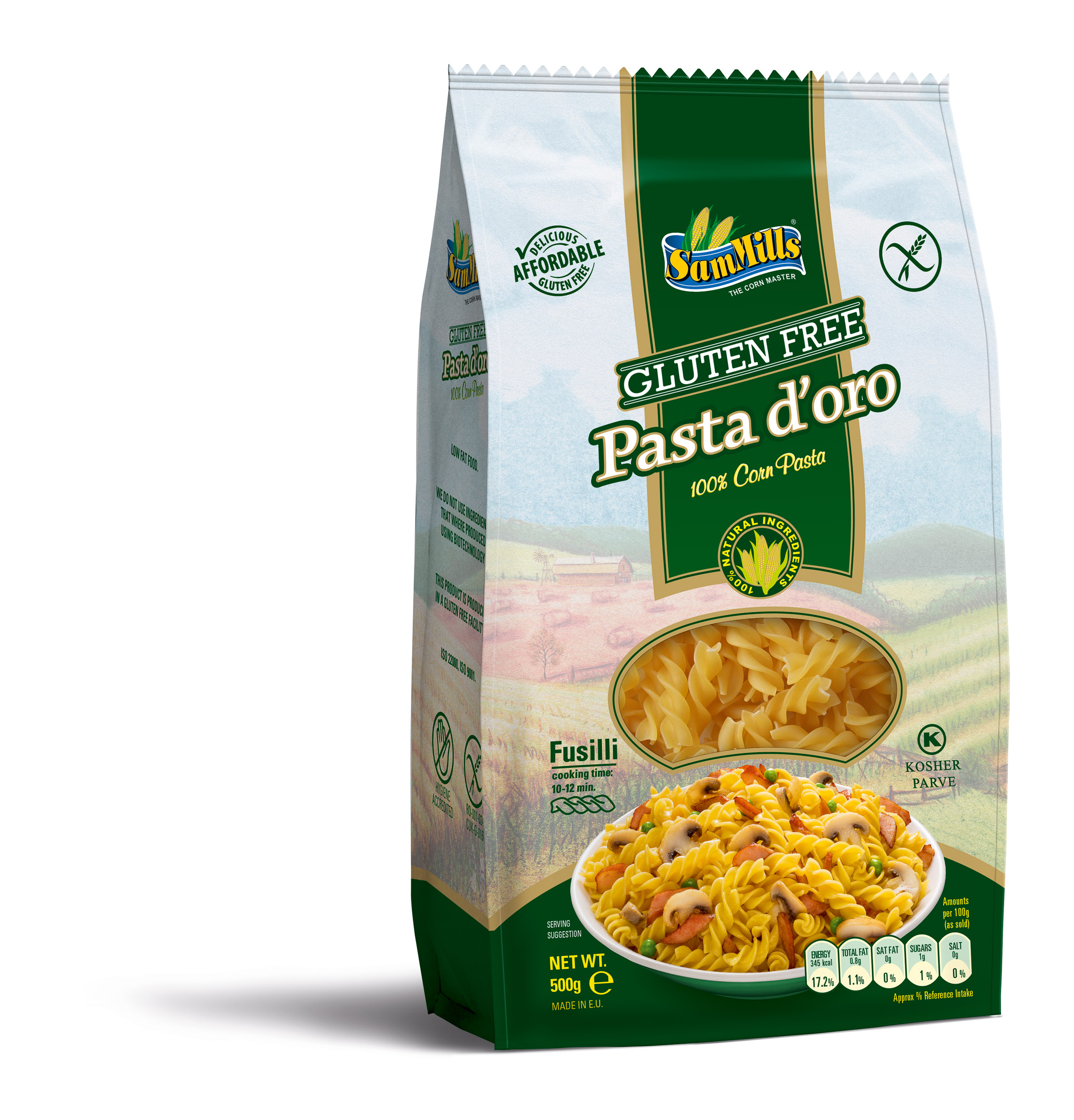 Sam Mills Makaron Bezglutenowy Świder 500G
