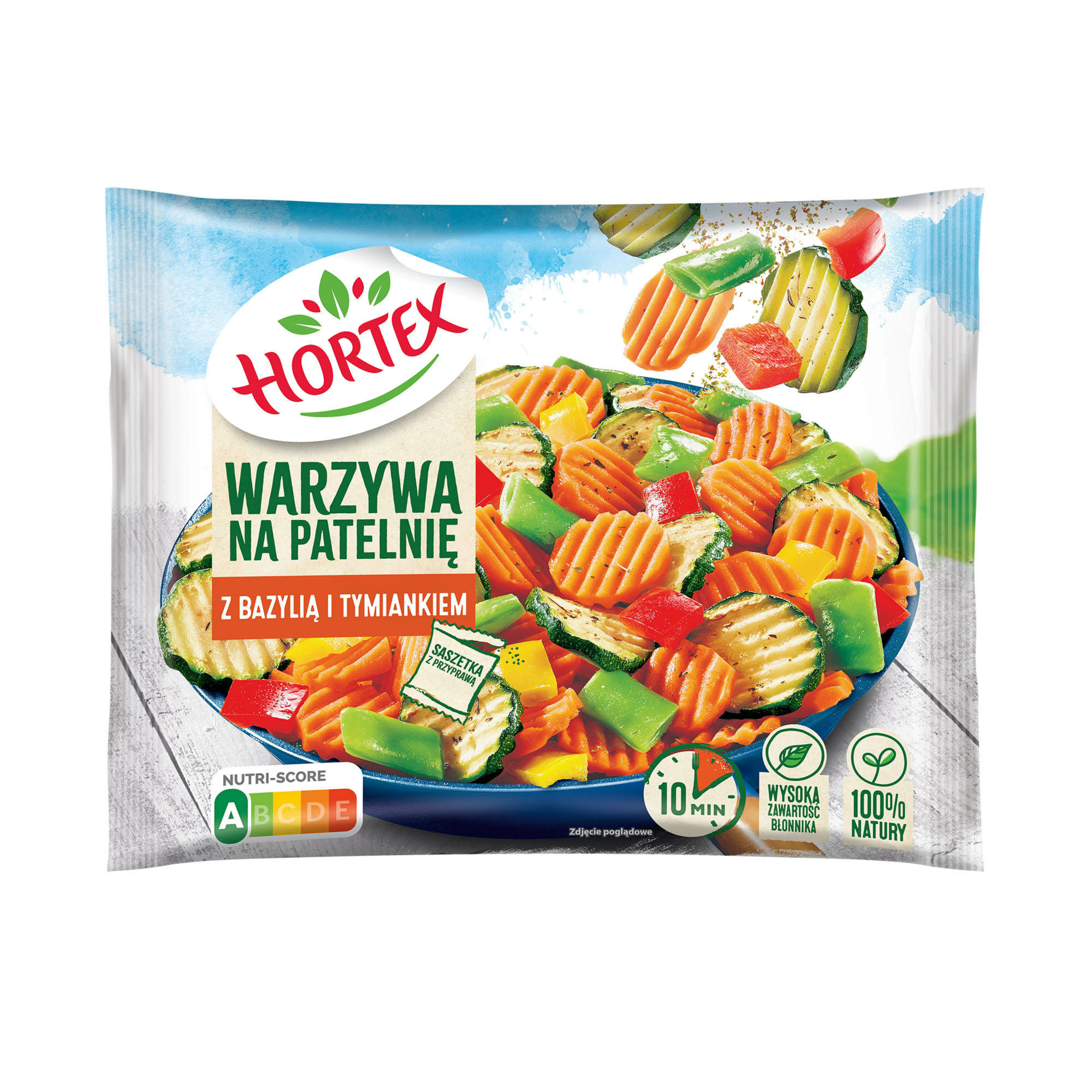 Hortex Warzywa Na Patelnię Z Bazylią I Tymiankiem 450 G