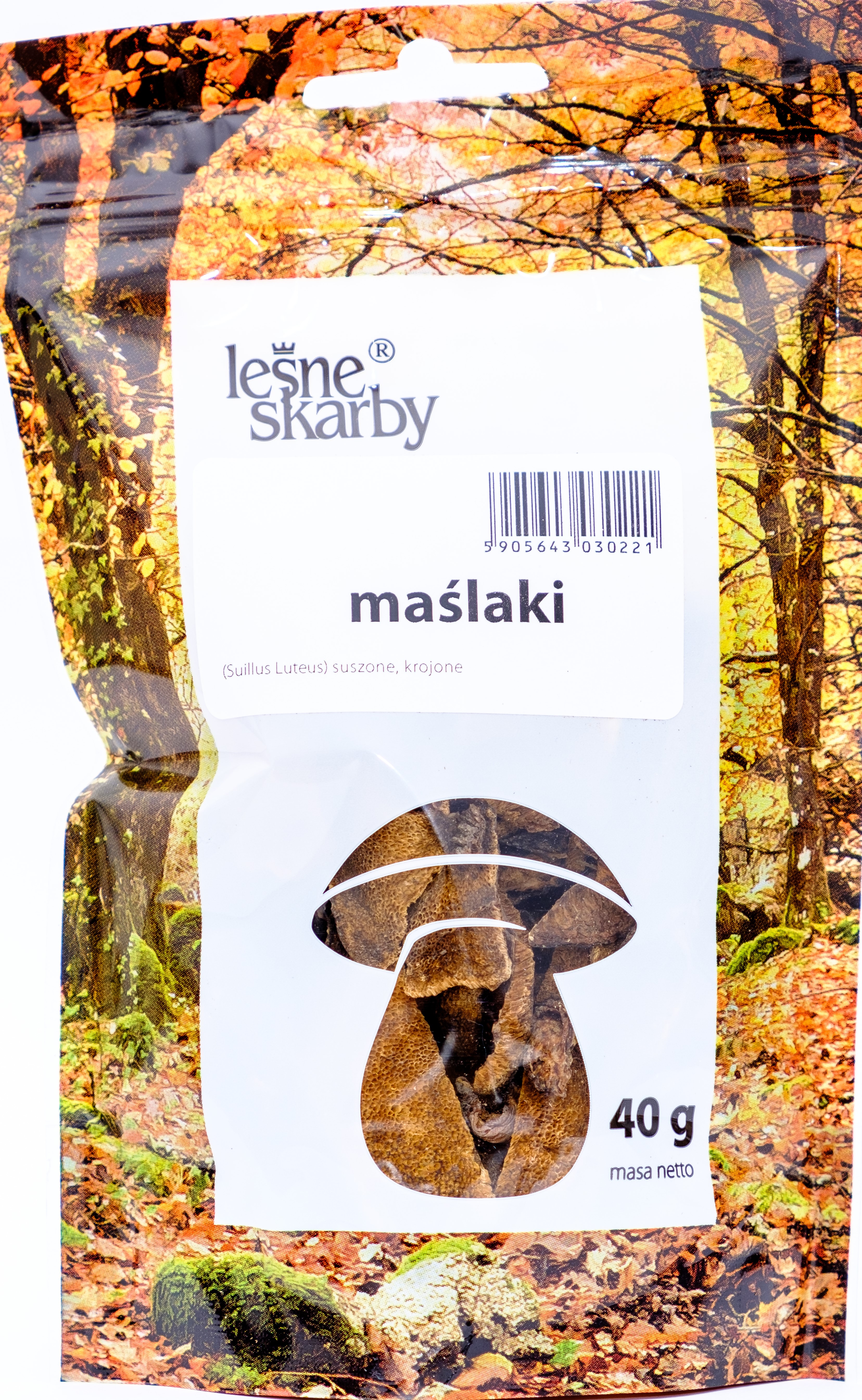 Maślak Suszony Krojony 40G Leśne Skarby