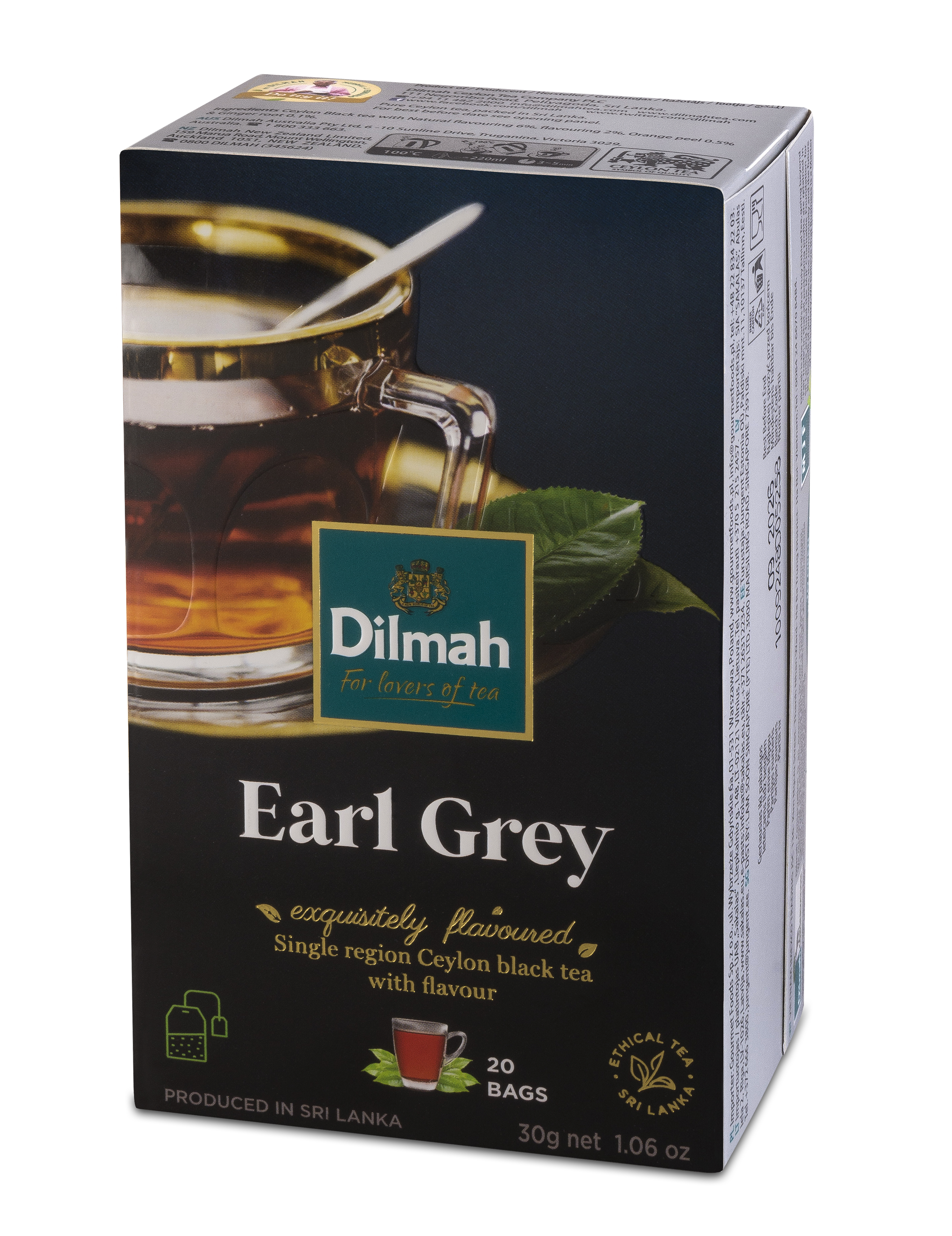 Dilmah Earl Grey Flavoured Black Tea 20X1,5 G