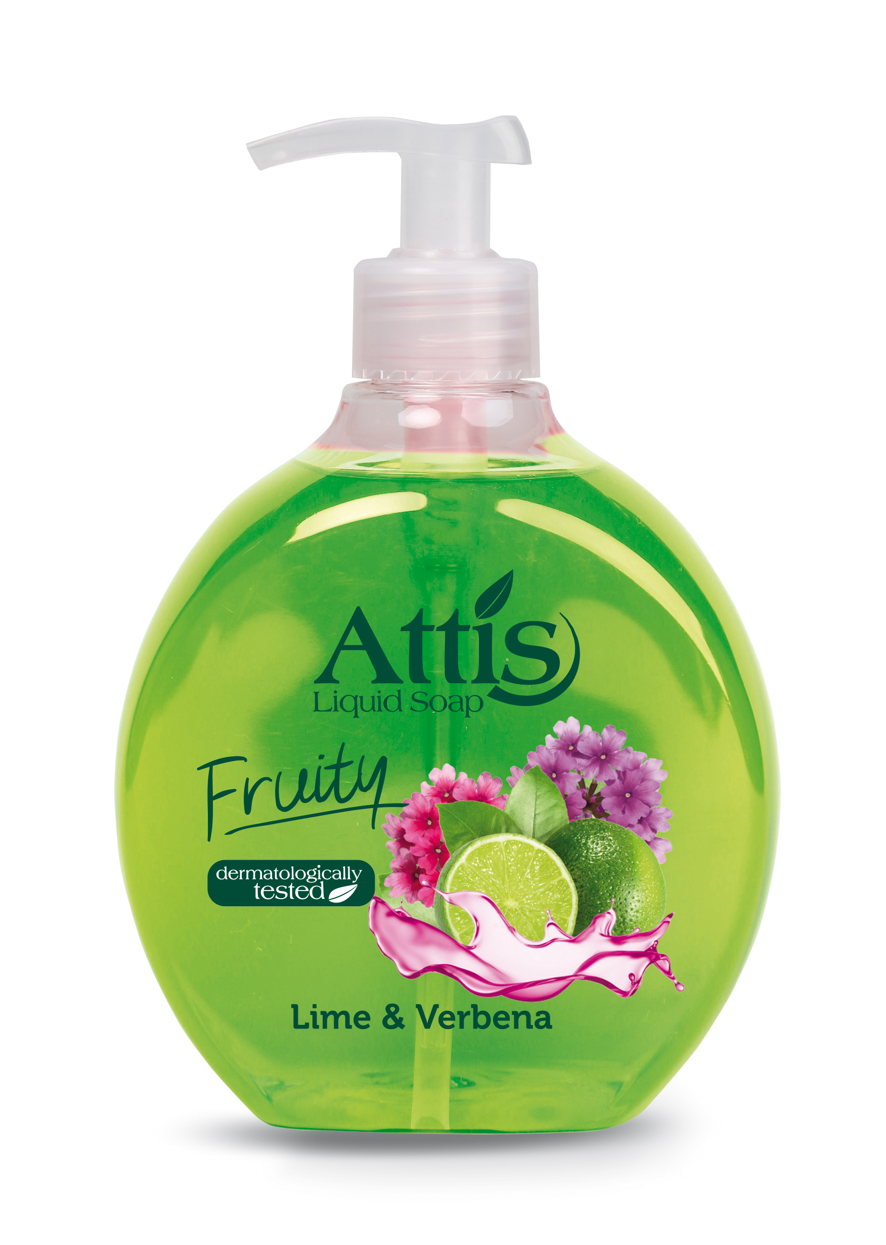 Attis Fruit 0,5L Mydło W Płynie Limonka I Verbena