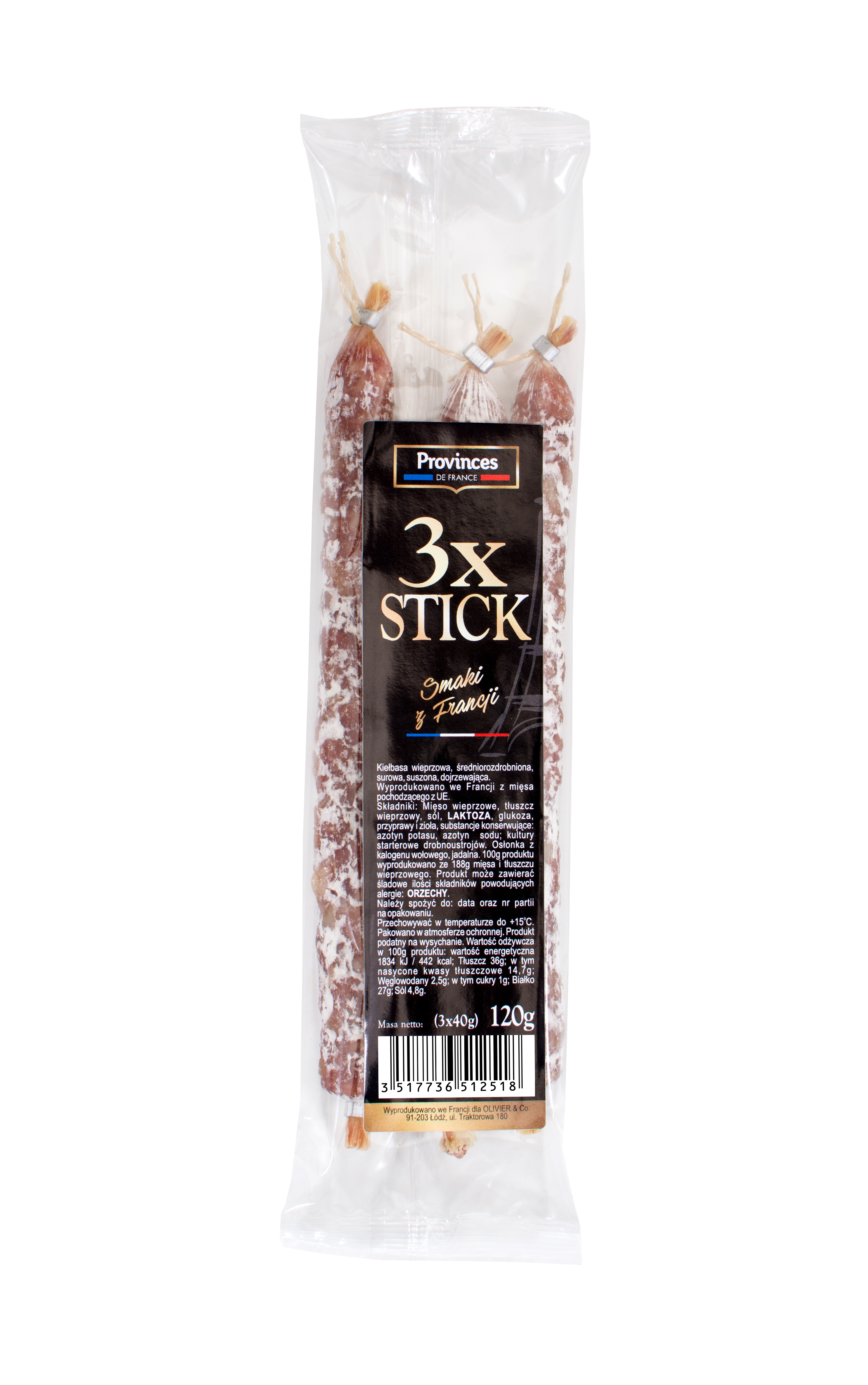 3 X Stick 120 G Provinces De France