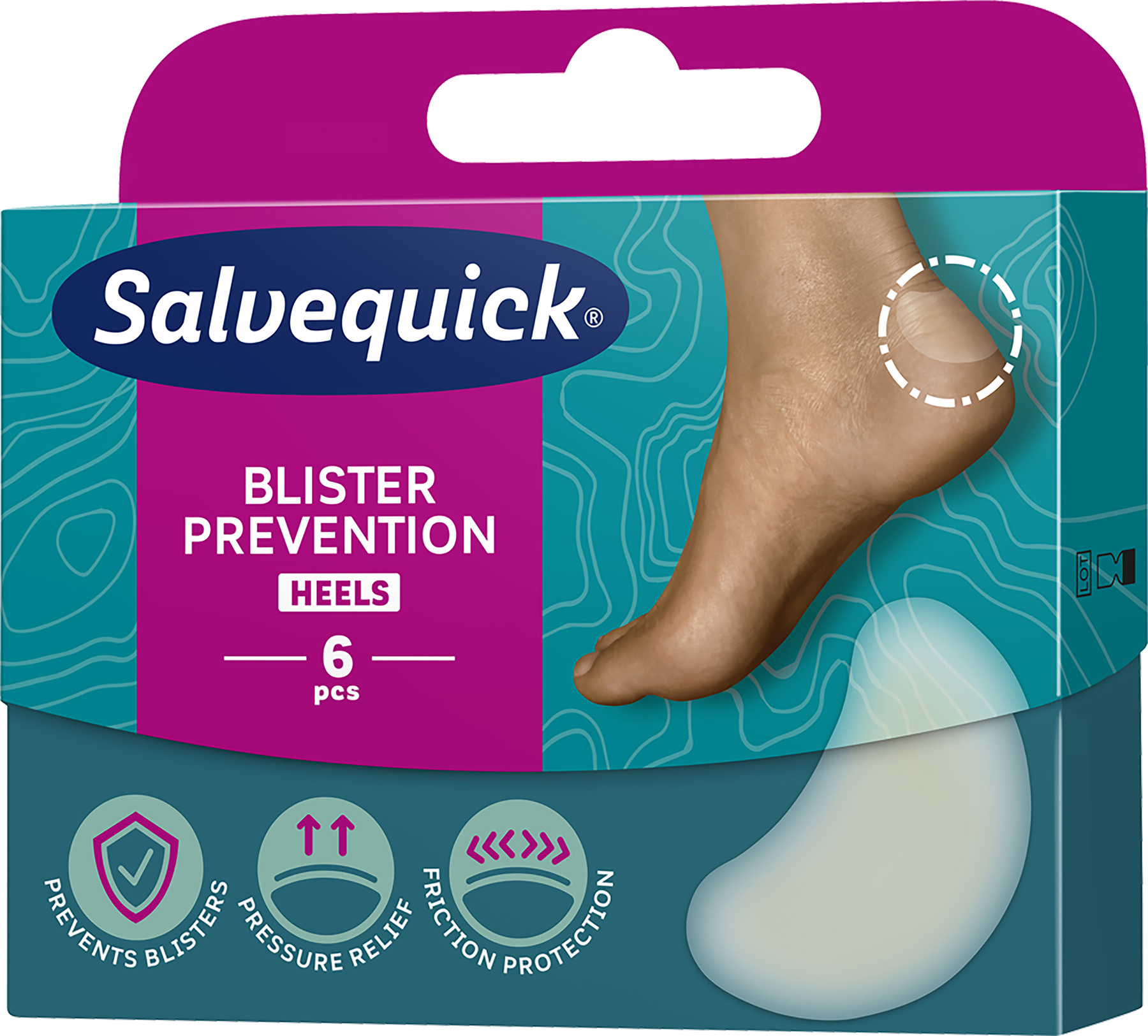 Salvequick Plastry Blister Prevention 6 Szt. (Pięty)