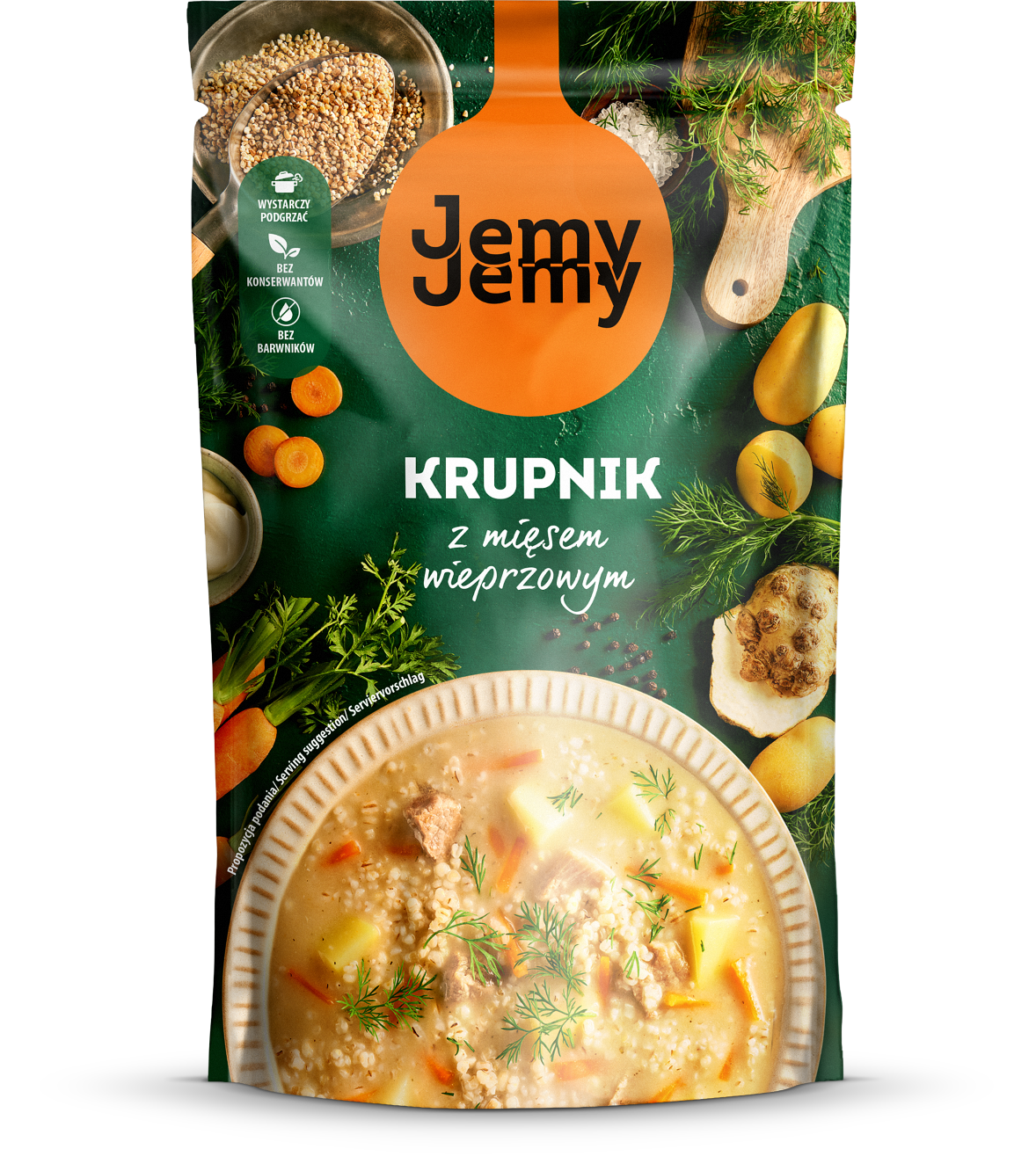 Jemyjemy Krupnik Z Mięsem Wieprzowym 450G