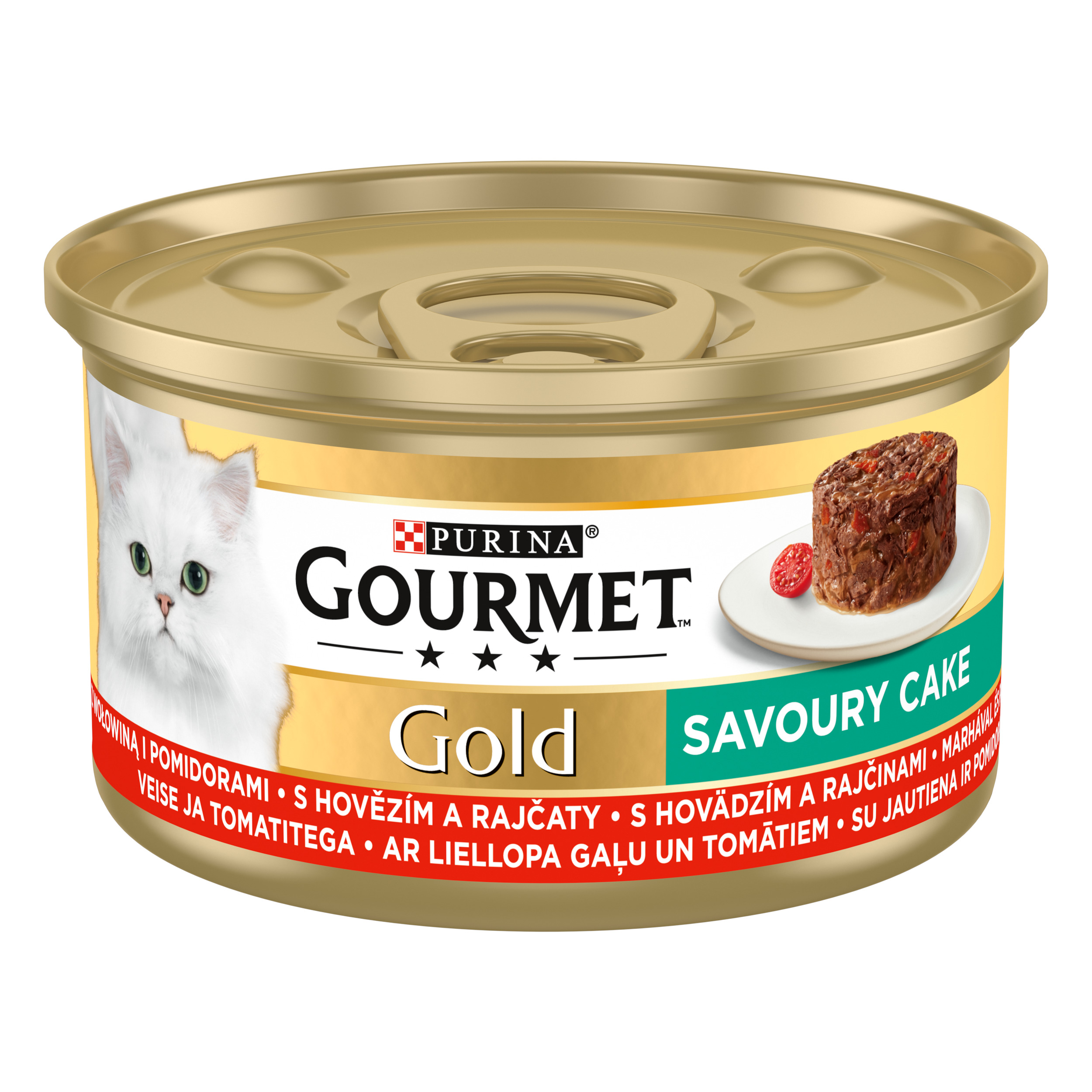 Gourmet™ Gold Savoury Cake Z Wołowiną I Pomidorami 85G