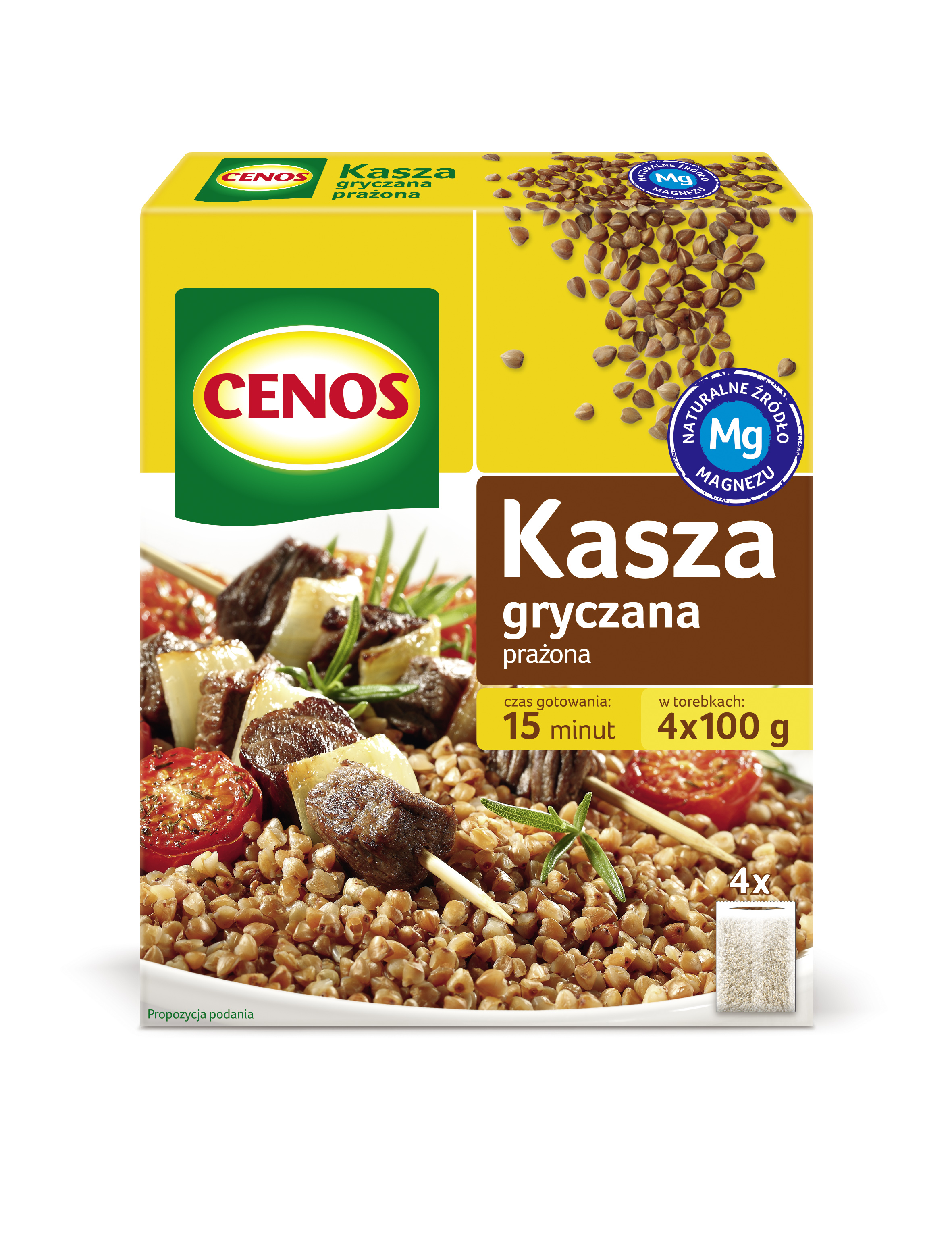 Kasza Gryczana Prażona 4X100 G Cenos