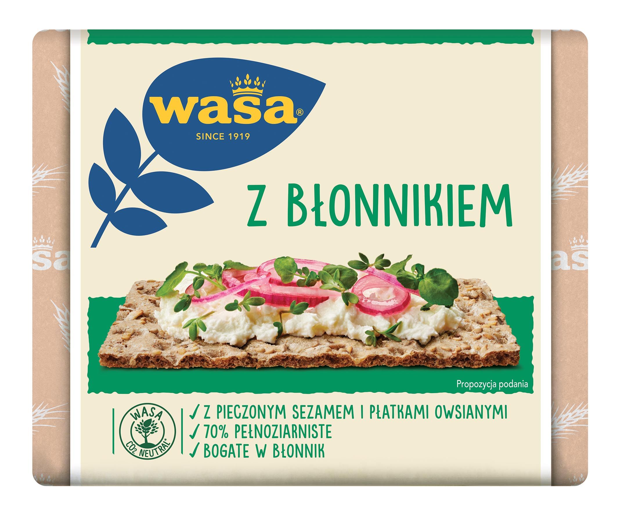 Wasa Pieczywo Chrupkie Z Błonnikiem 230 G