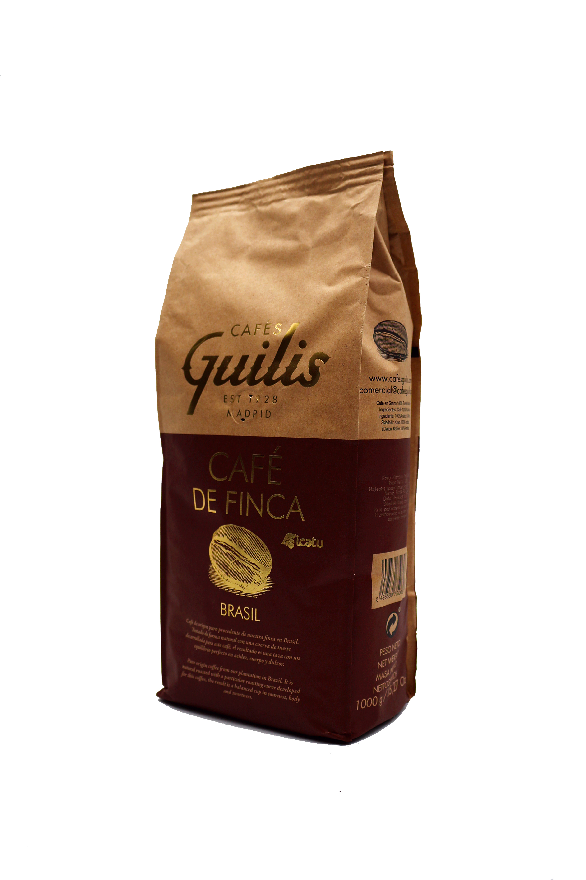 Kawa Cafes Guilis - Brasil Icatu Ziarno 1Kg