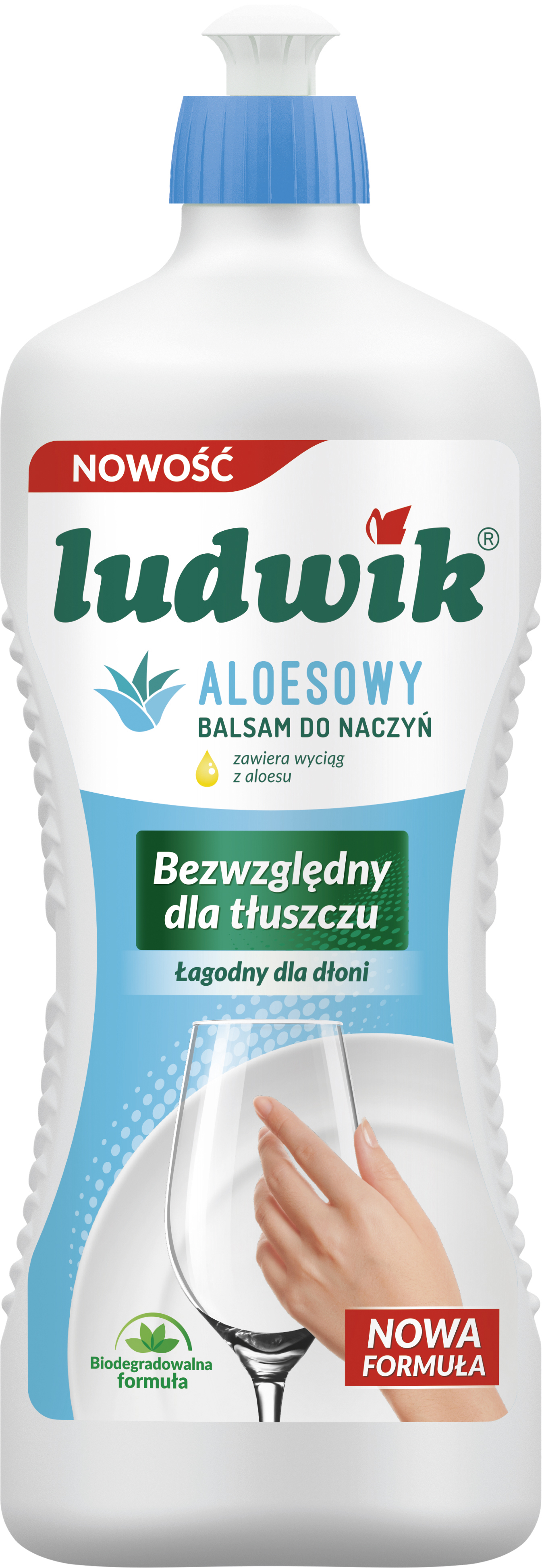 Ludwik Balsam Do Mycia Naczyń 900G - Aloesowy