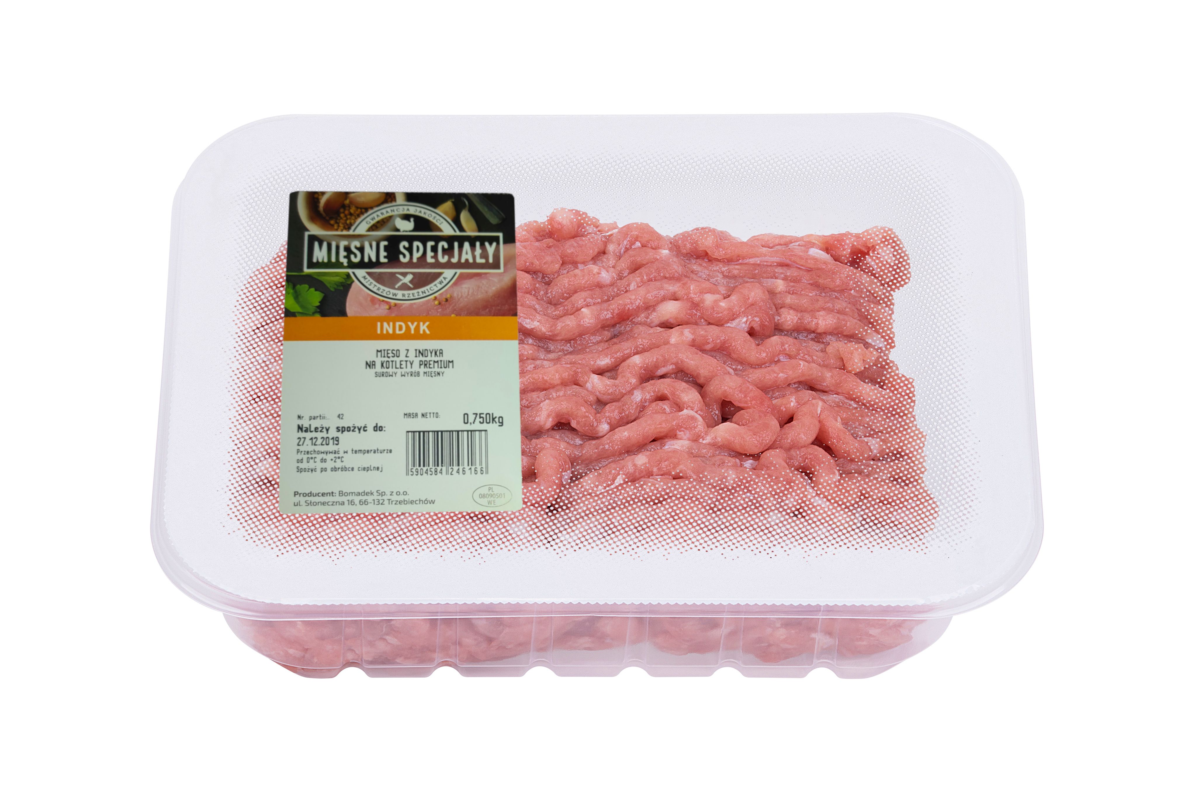Mięso Z Indyka Na Kotlety, Mięsne Specjały Map 750 G