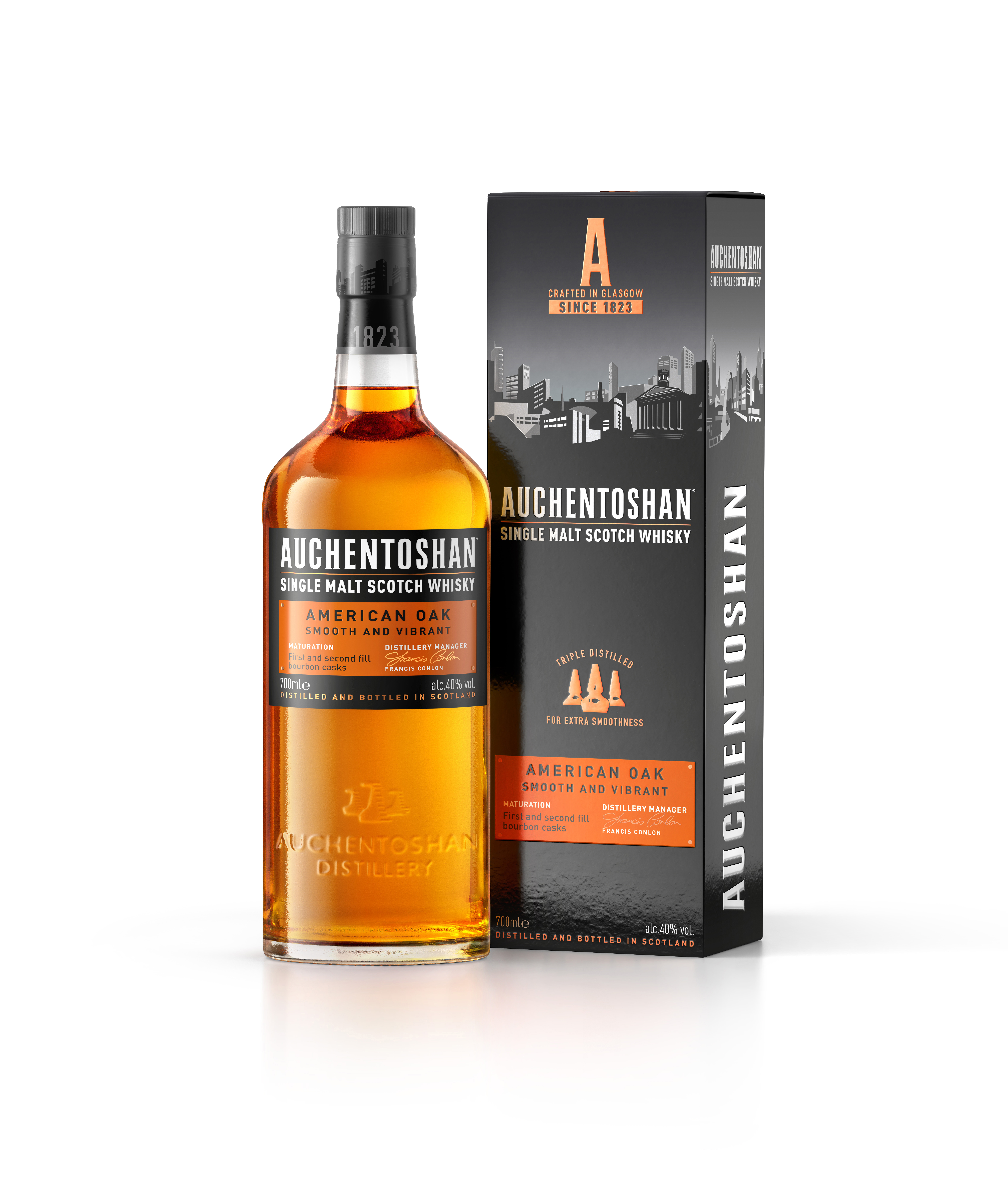 Auchentoshan American Oak 40% 700Ml