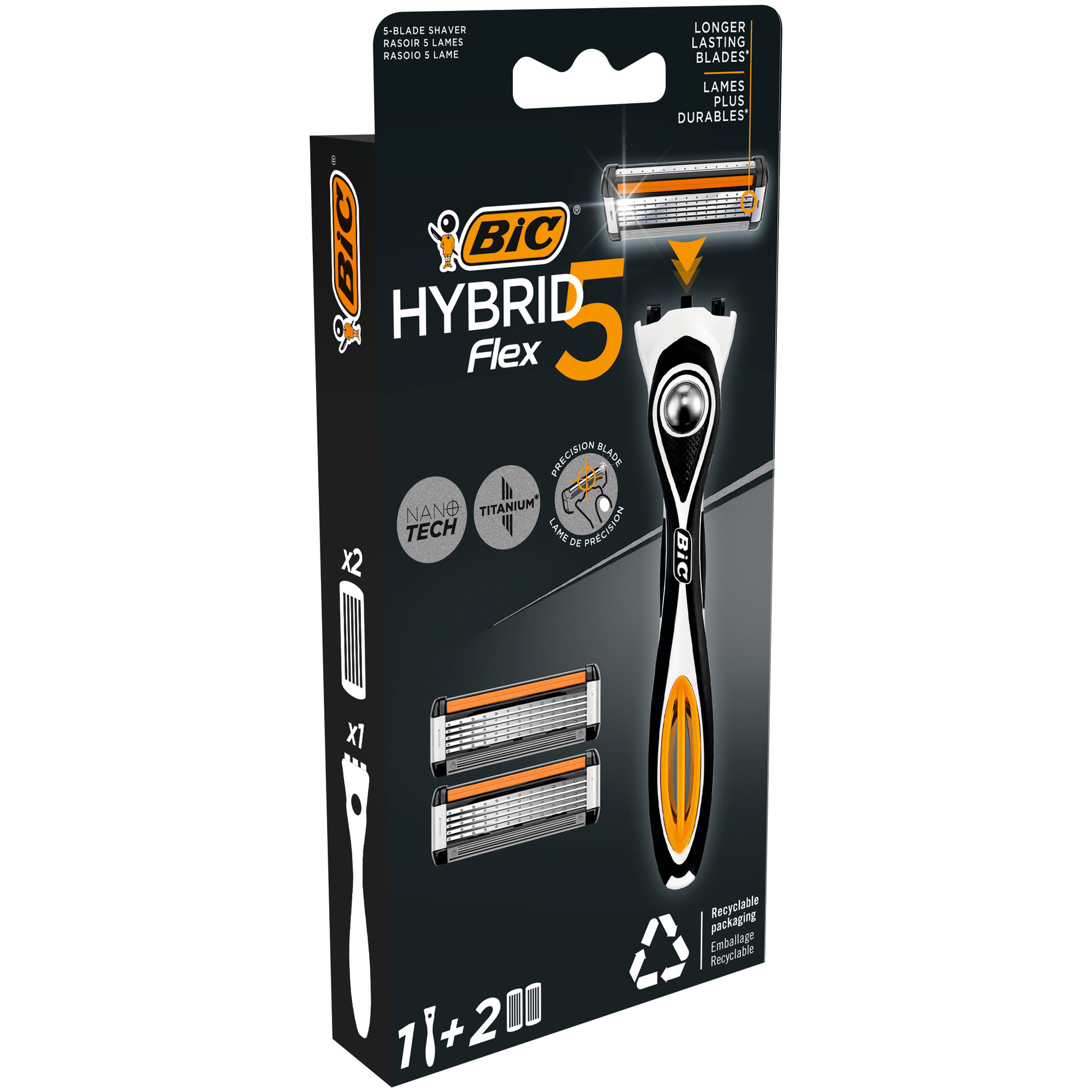 Bic Hybrid 5 Flex Maszynka Do Golenia Blister 2