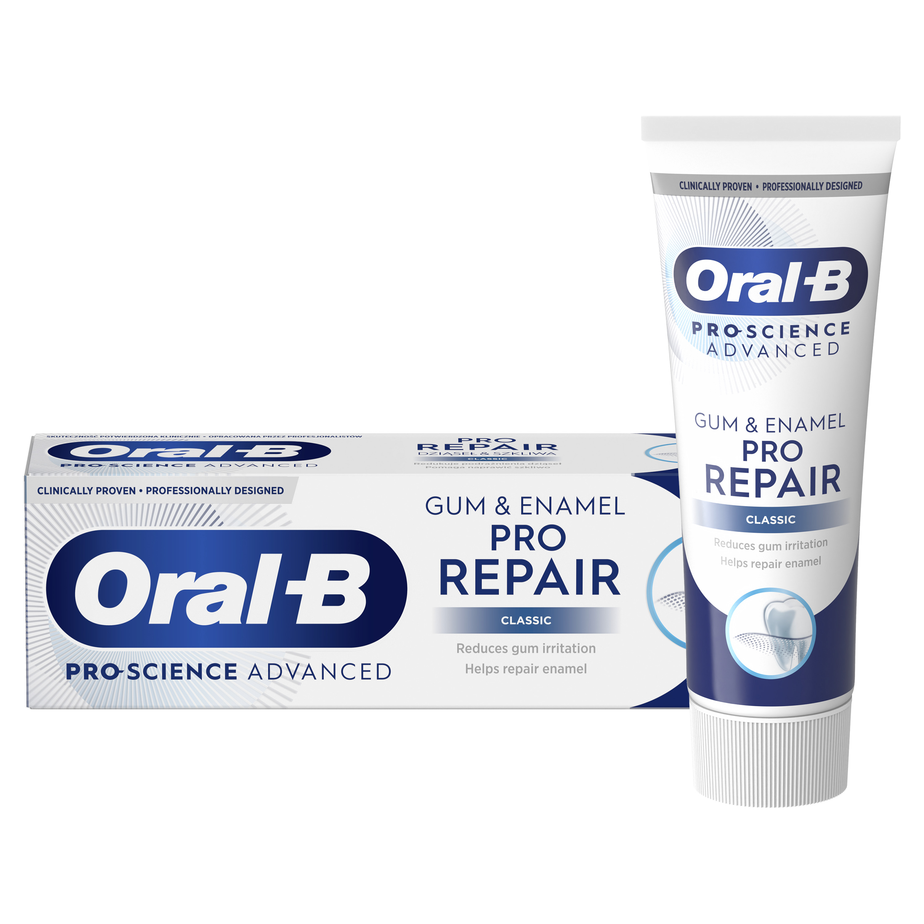 Oral-B Pro-Science Advanced Gum&Enamel Pro Repair Classic Pasta Do Zębów 75 Ml