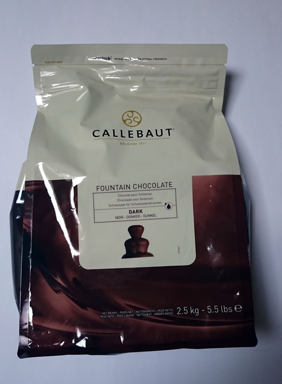 Barry Callebaut Czekolada Ciemna Do Fontann 2,5Kg