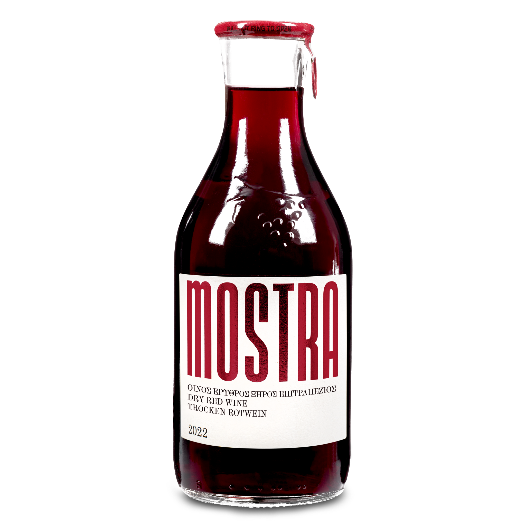 Mostra Agiorgitiko Syrah Merlot Red Dry 12,5% 0,5L