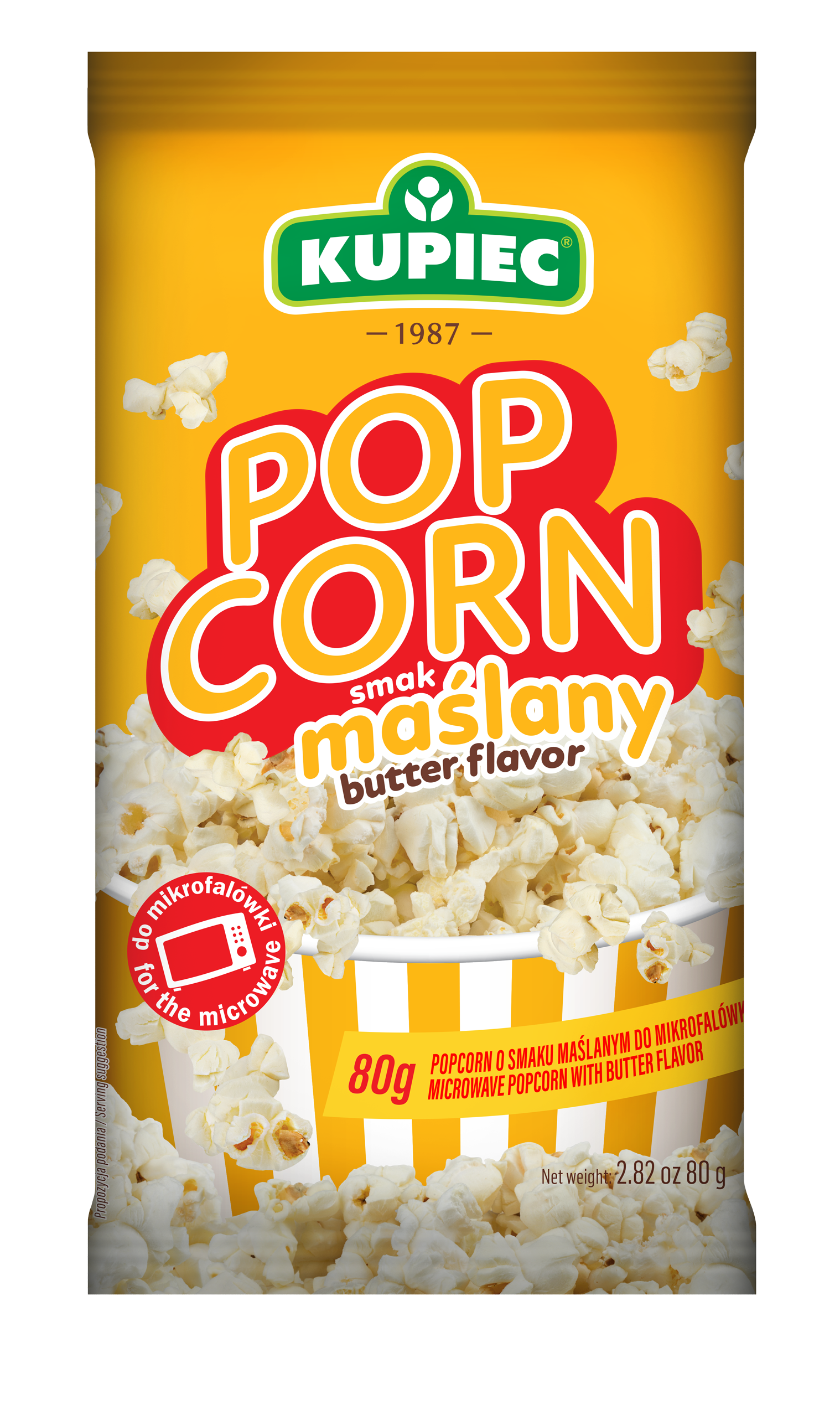 Kupiec Popcorn O Smaku Maślanym 80G