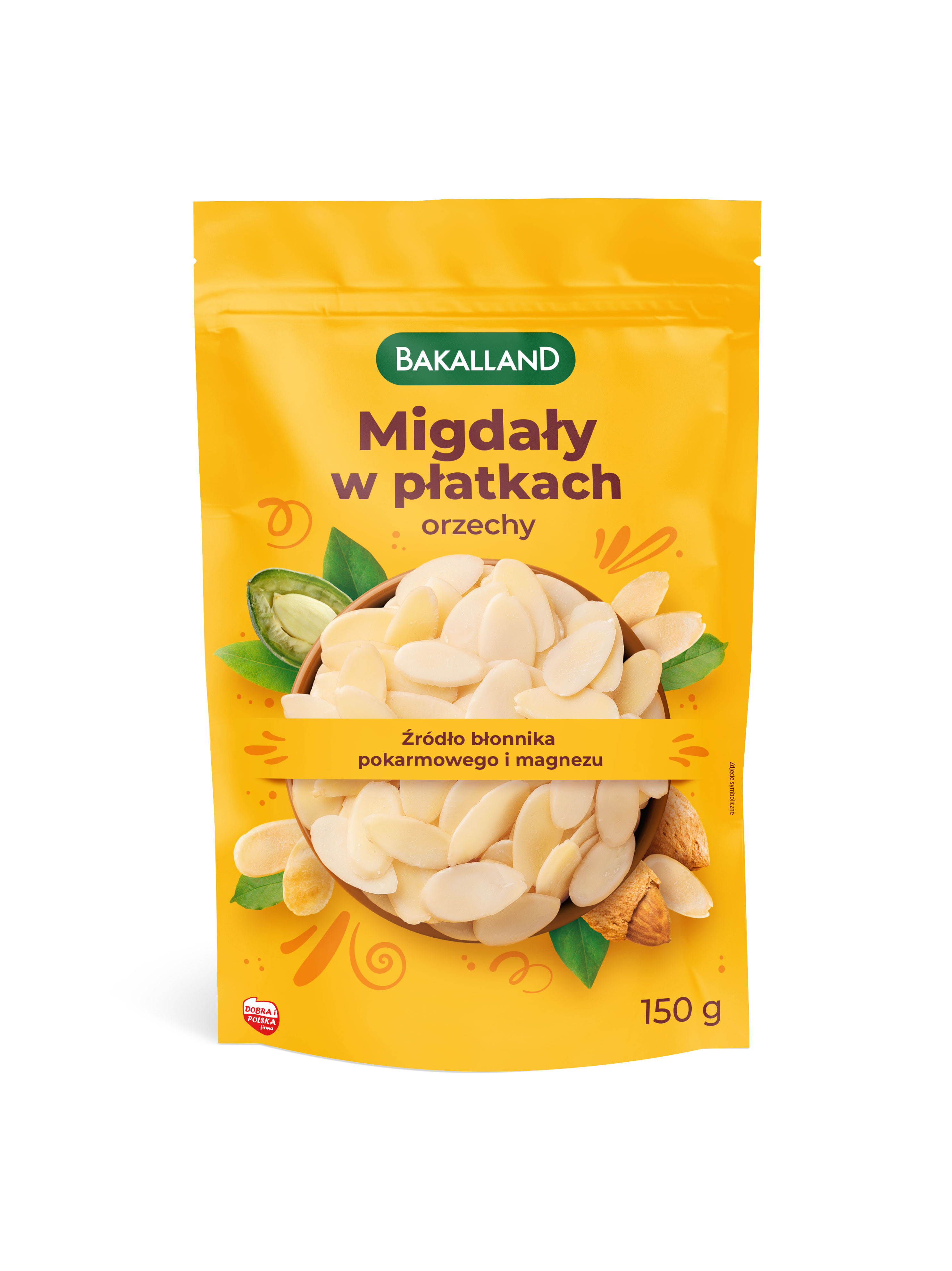 Migdały W Płatkach 150G Bakalland