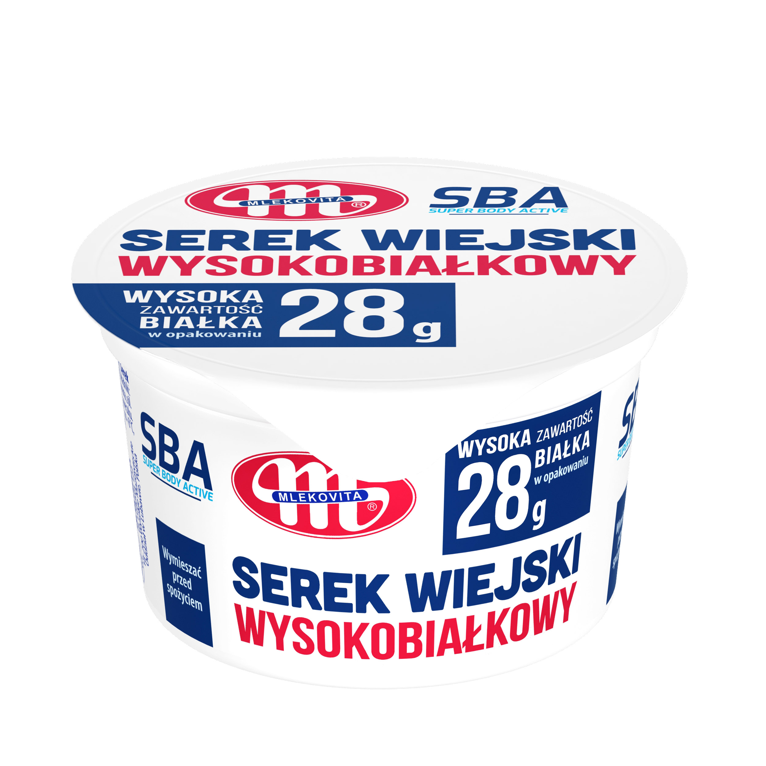 Mlekovita Serek Wiejski Wysokobiałkowy Sba 200G