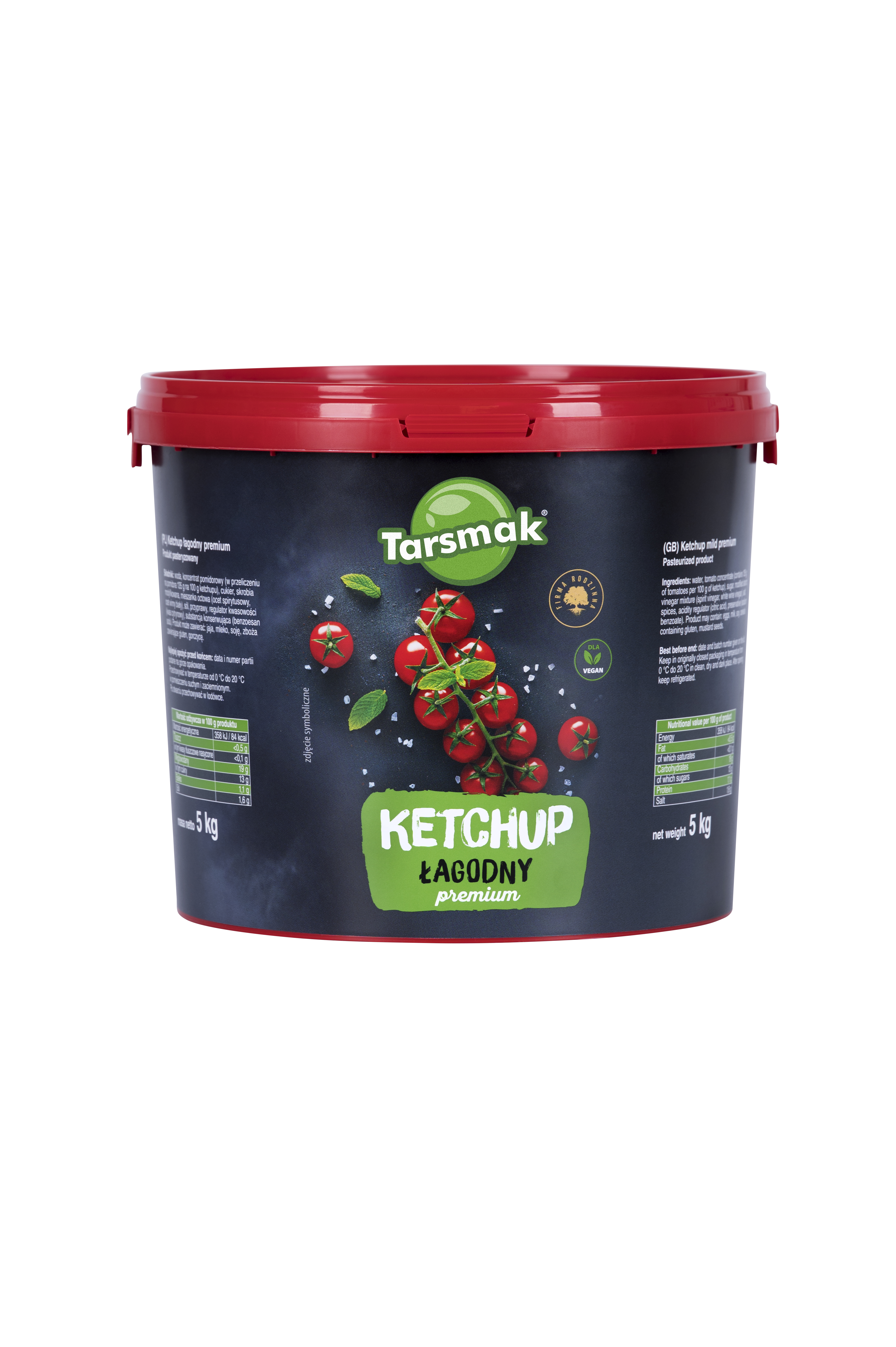 Ketchup Łagodny Premium 5Kg Tarsmak