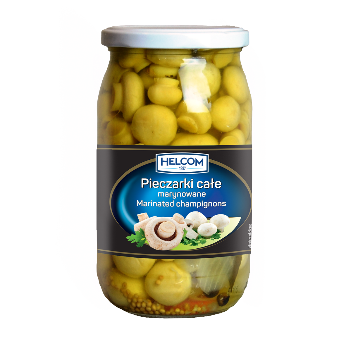 Pieczarki Całe Marynowane 1700Ml Helcom
