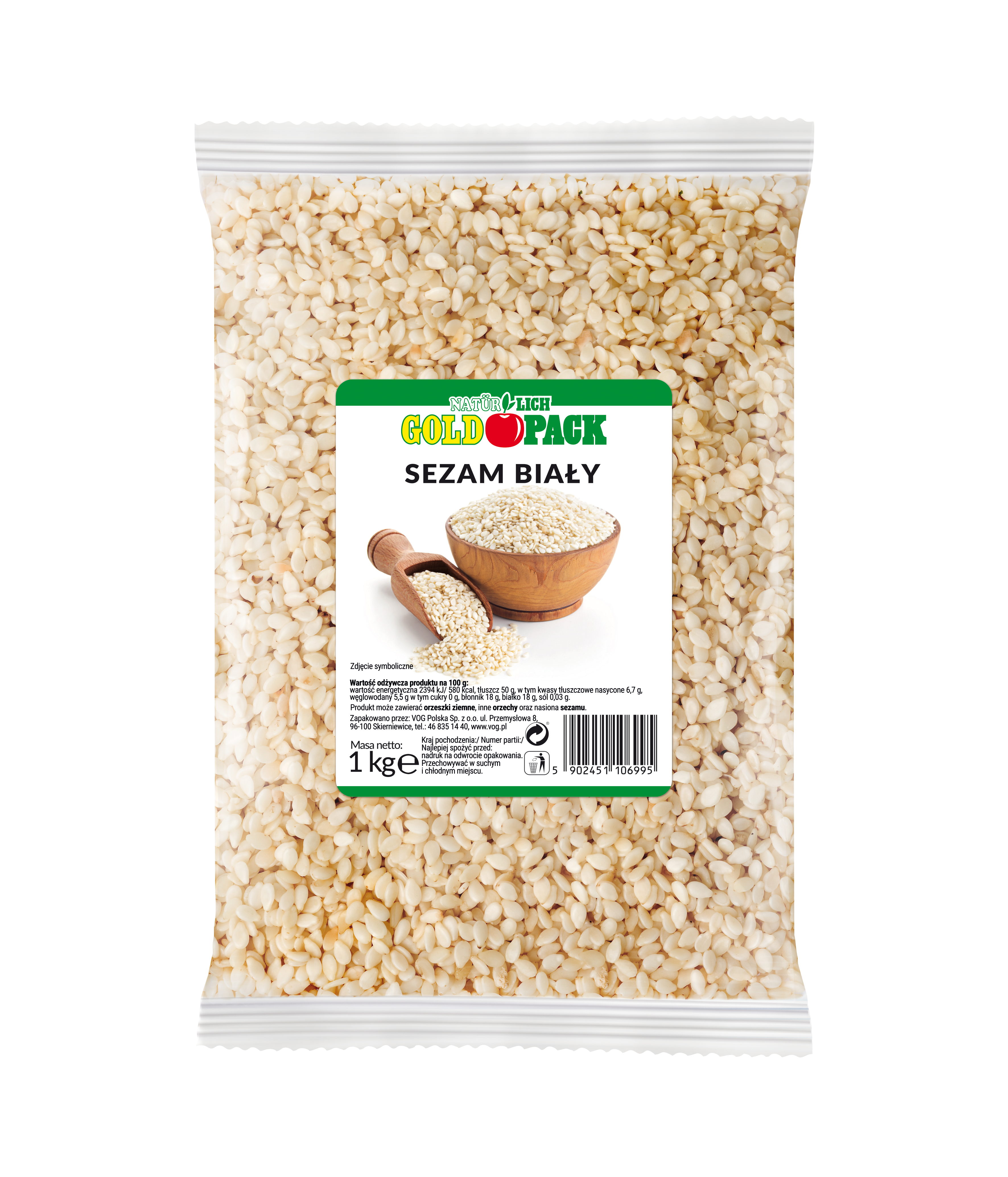Goldpack Sezam Biały 1Kg