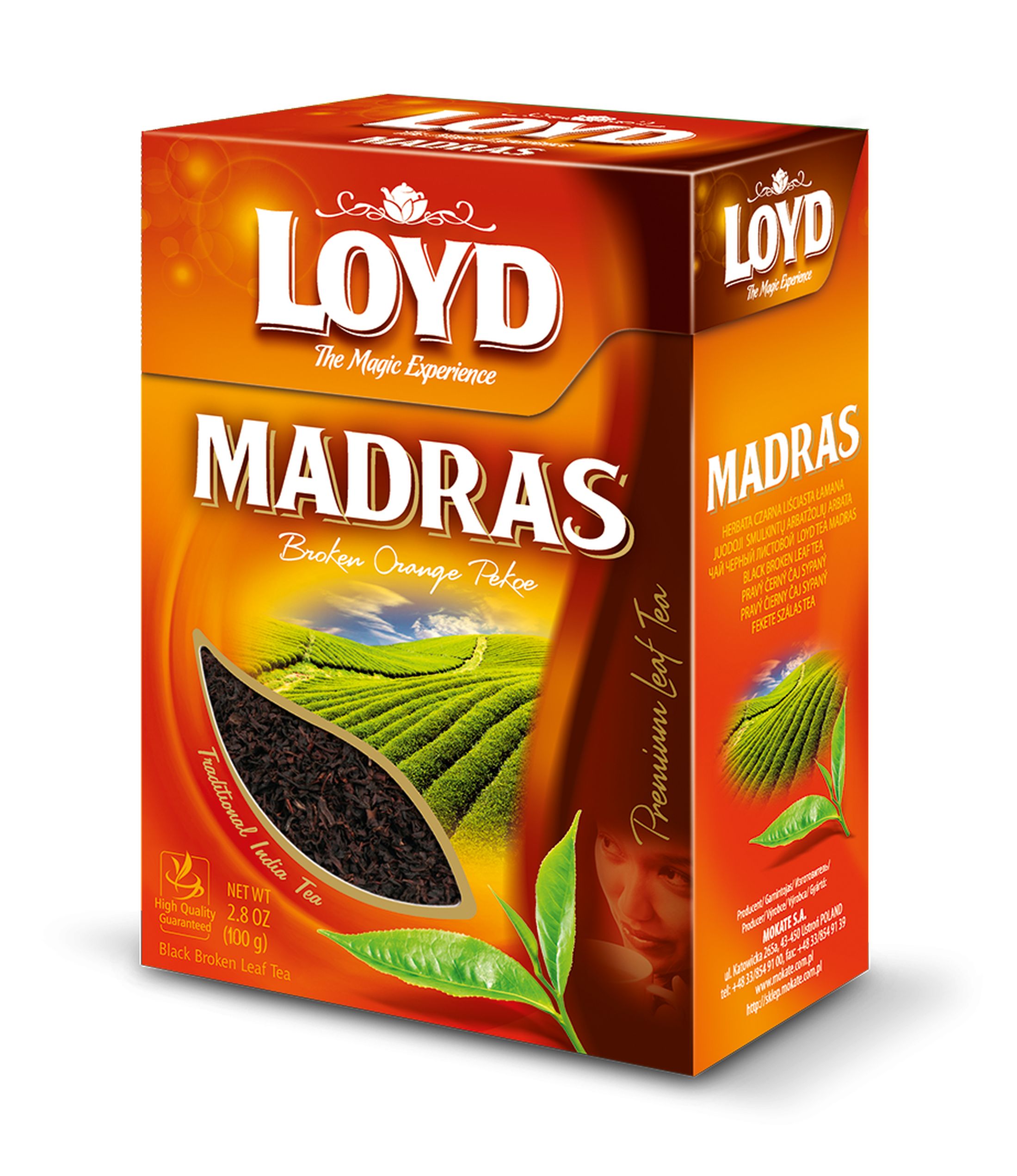 Loyd Madras – Herbata Czarna Liściasta Łamana 100G