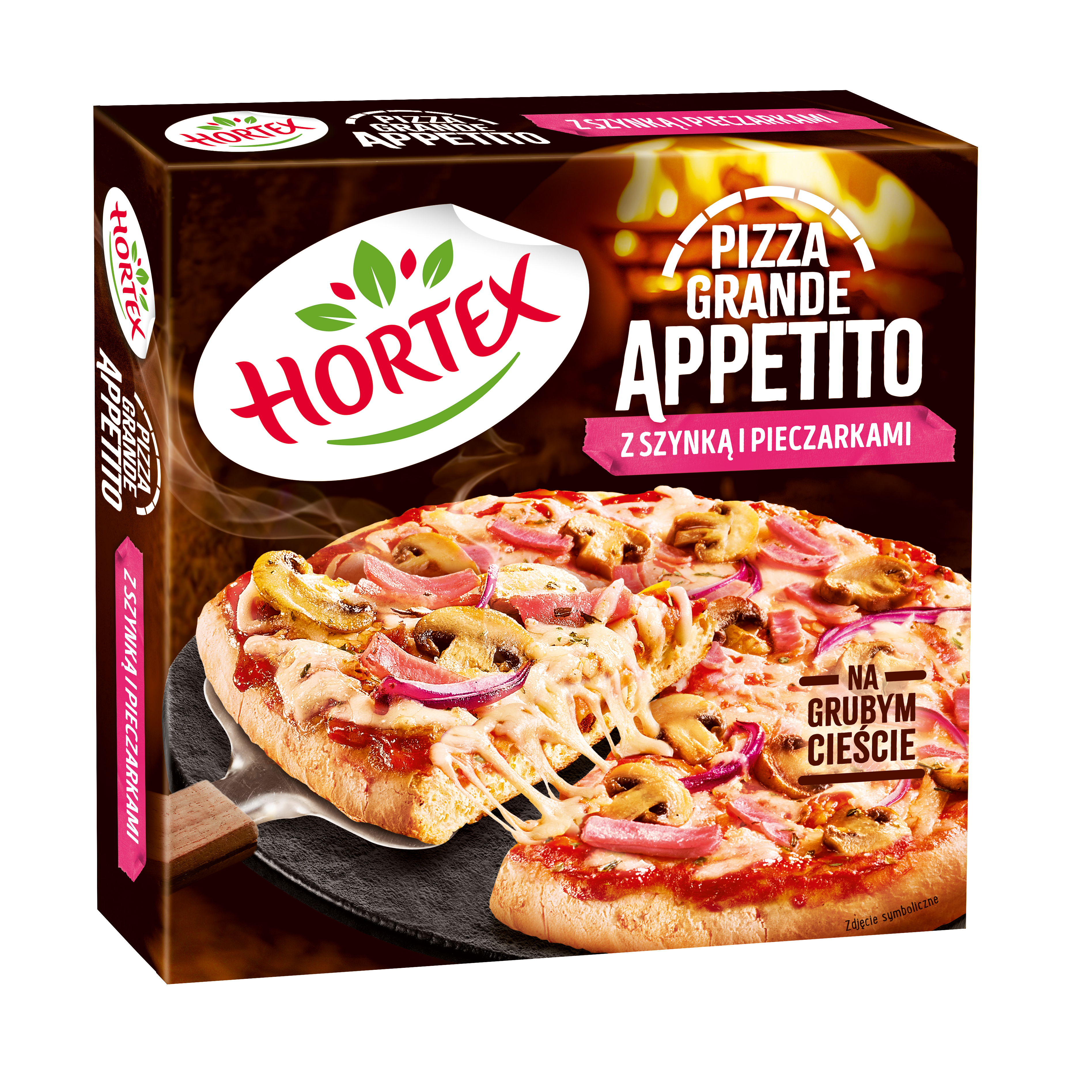 Hortex Pizza Z Szynką I Pieczarkami Grande Appetito 425G