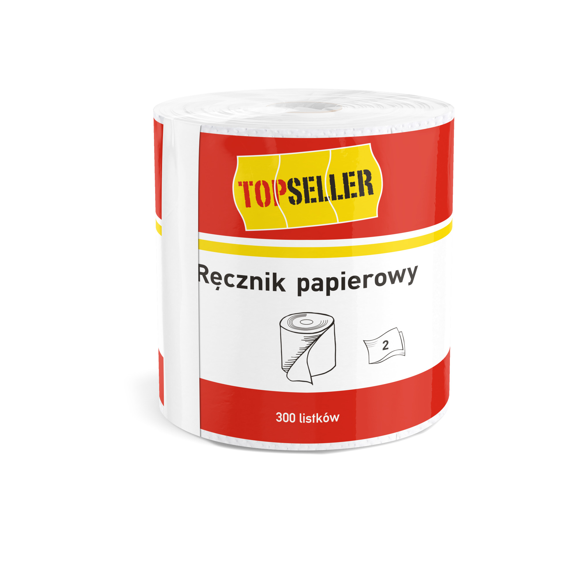 Topseller Ręcznik Papierowy 300 Listków 2-Warstwowy