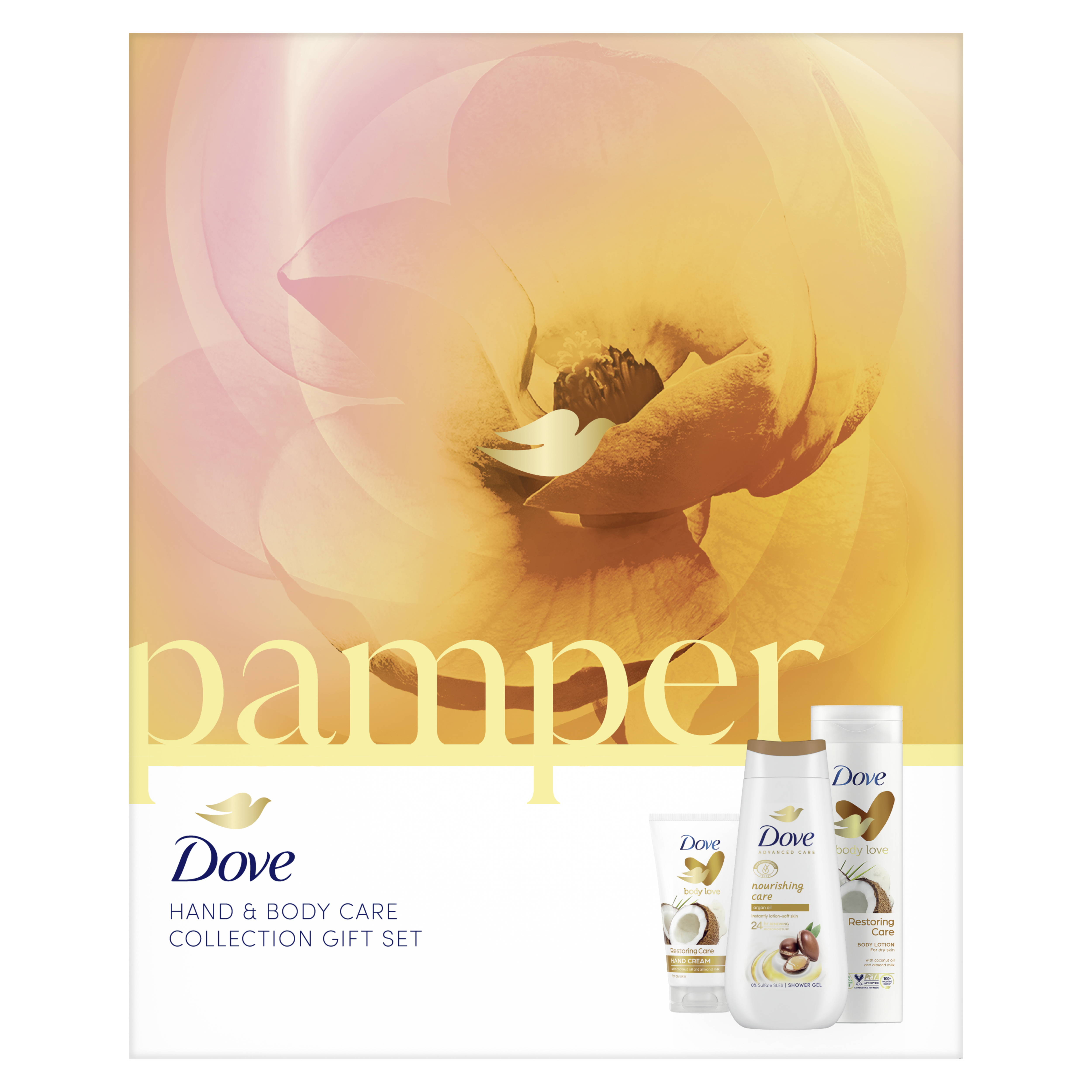 Zestaw Dove Pamper 550 Ml