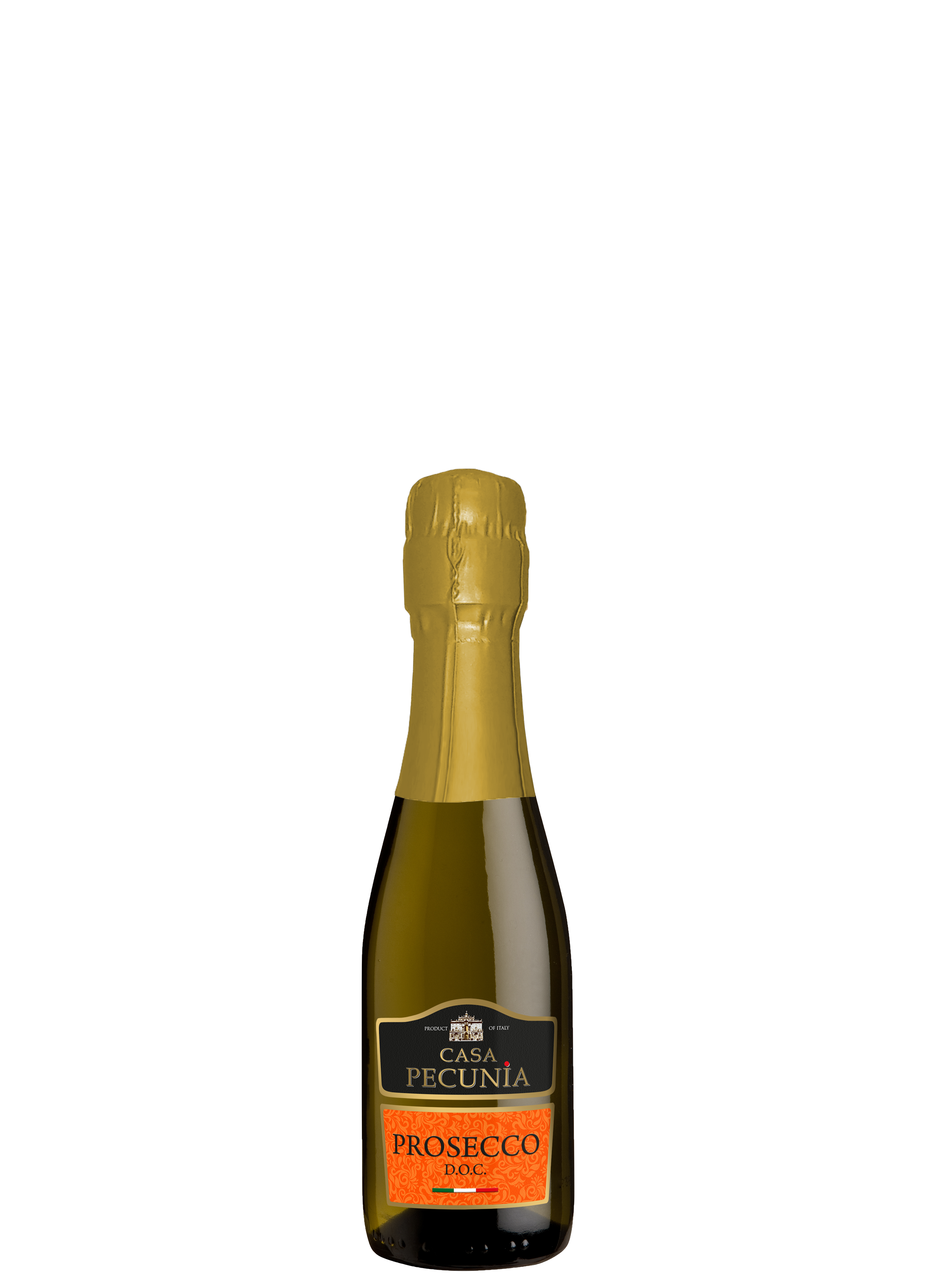 Wino Gronowe Musujące Białe Wytrawne Casa Pecunia Classico Doc 0,2L