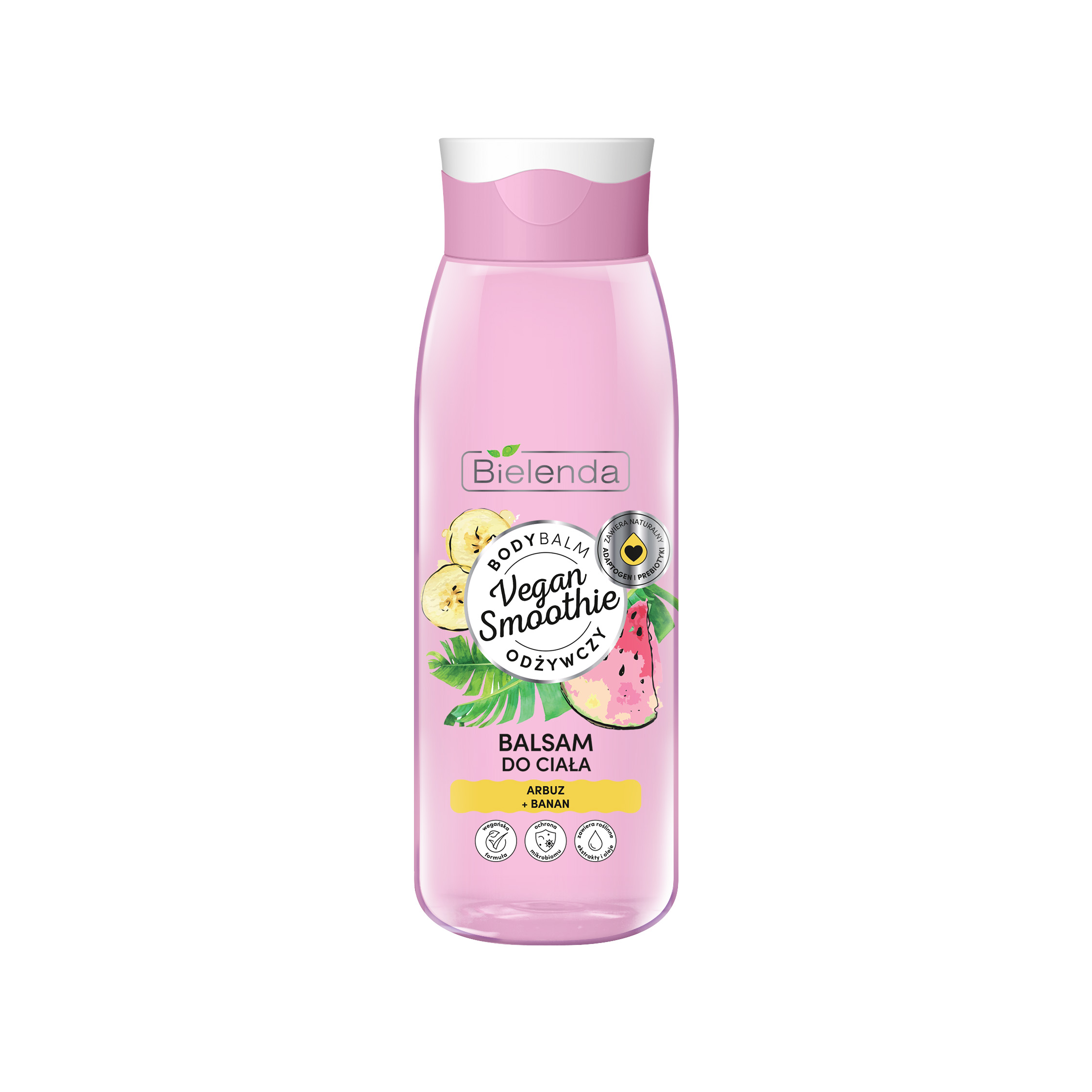 Bielenda Vegan Smoothie Balsam Do Ciała Arbuz + Banan 400Ml