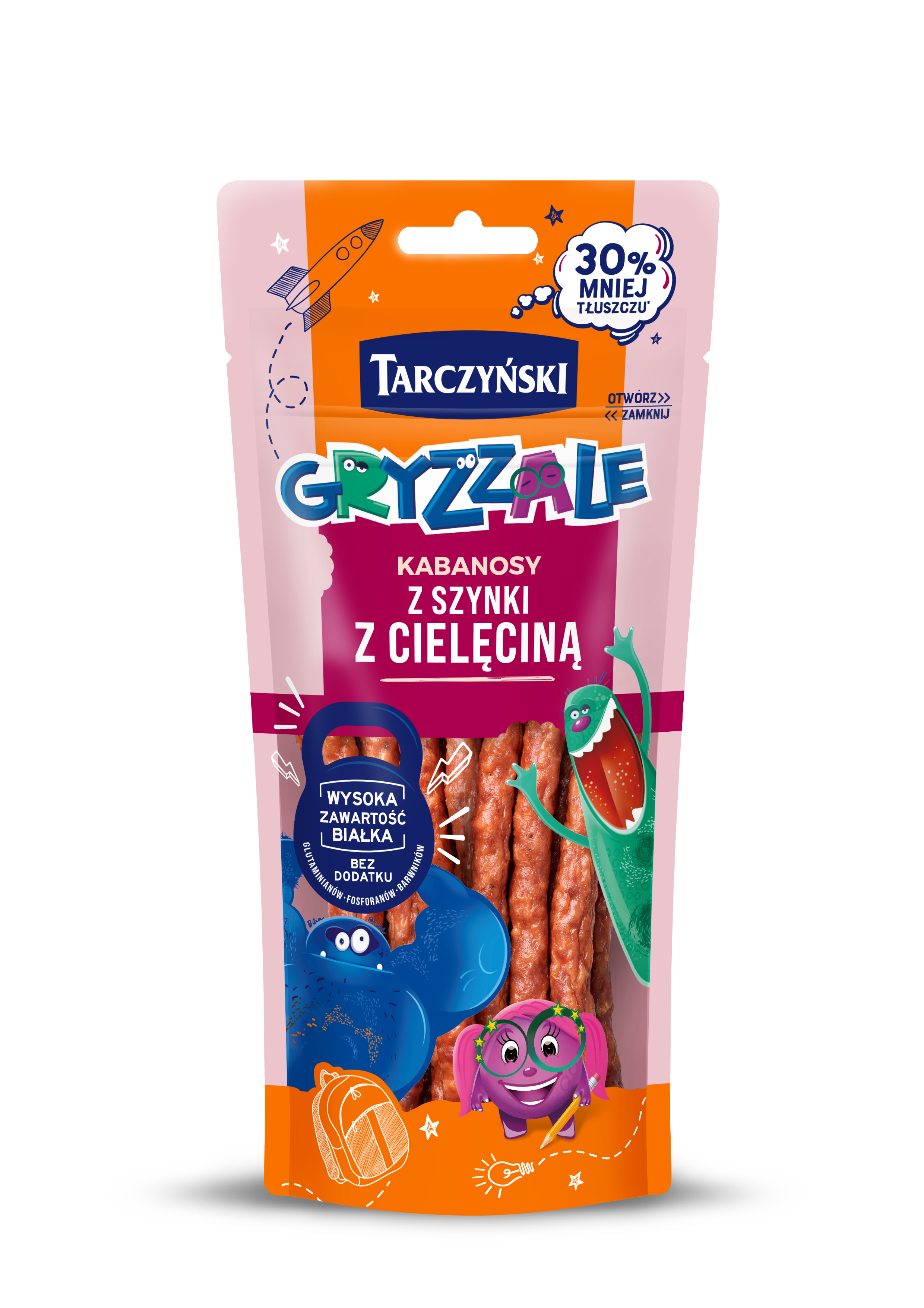 Gryzzale Kabanoski Z Szynki Z Cielęciną 90 G Tarczyński