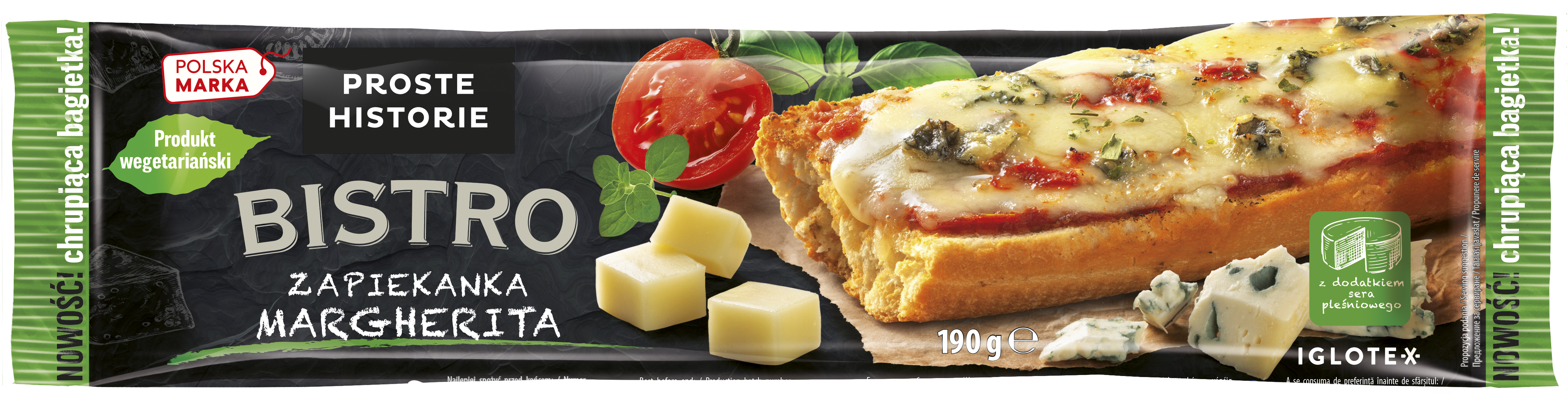 Proste Historie Bistro - Zapiekanka Margherita 190G