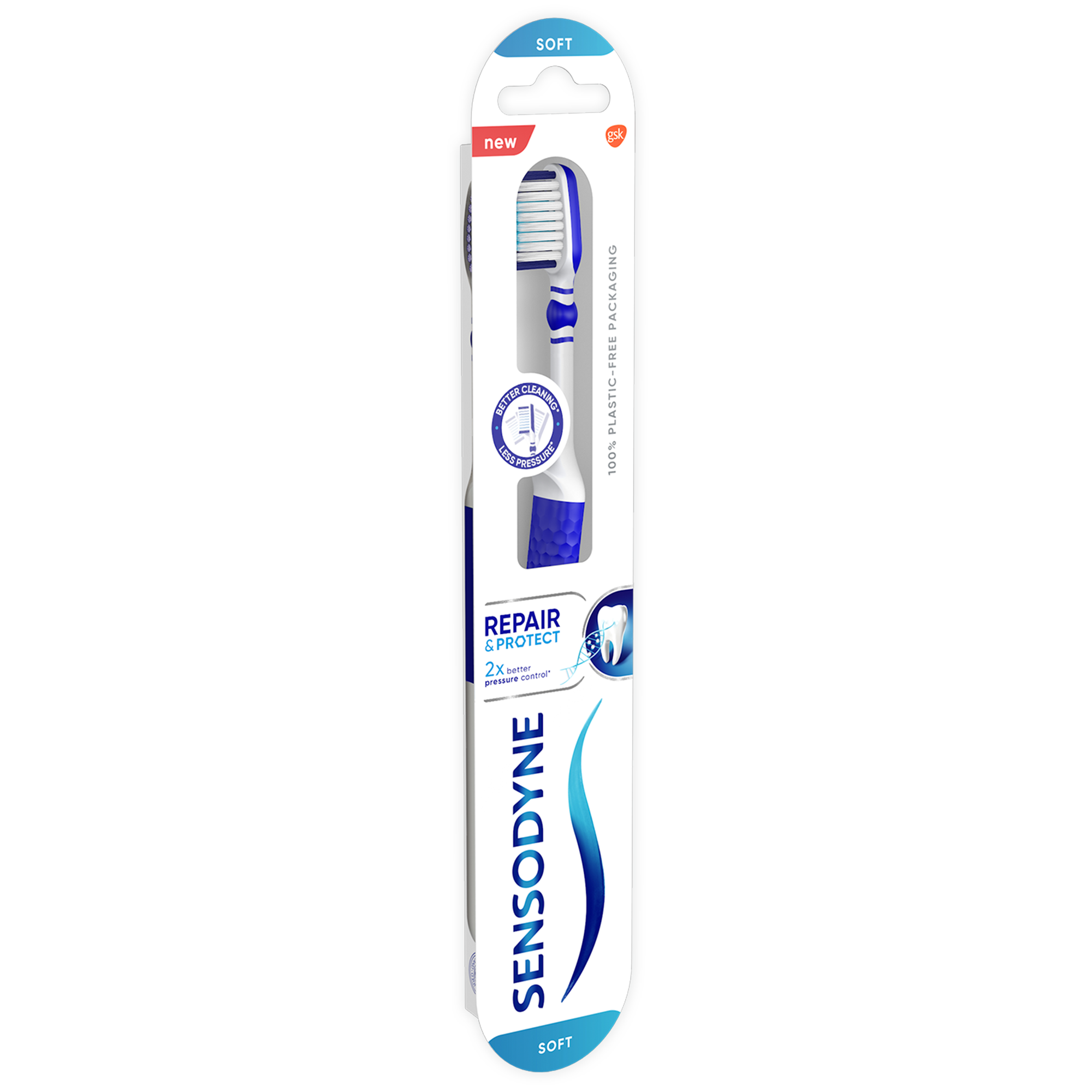Sensodyne Odbudowa I Ochrona Szczoteczka Soft Delikatna Do Nadwrażliwych Zębów Z Cienkim Włosiem
