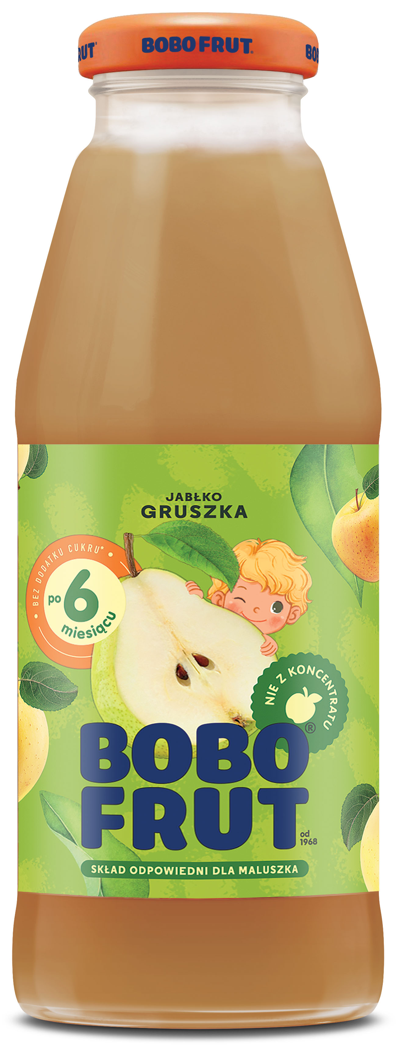 Bobo Frut Nektar Jabłko, Gruszka 300 Ml Po 6 Miesiącu