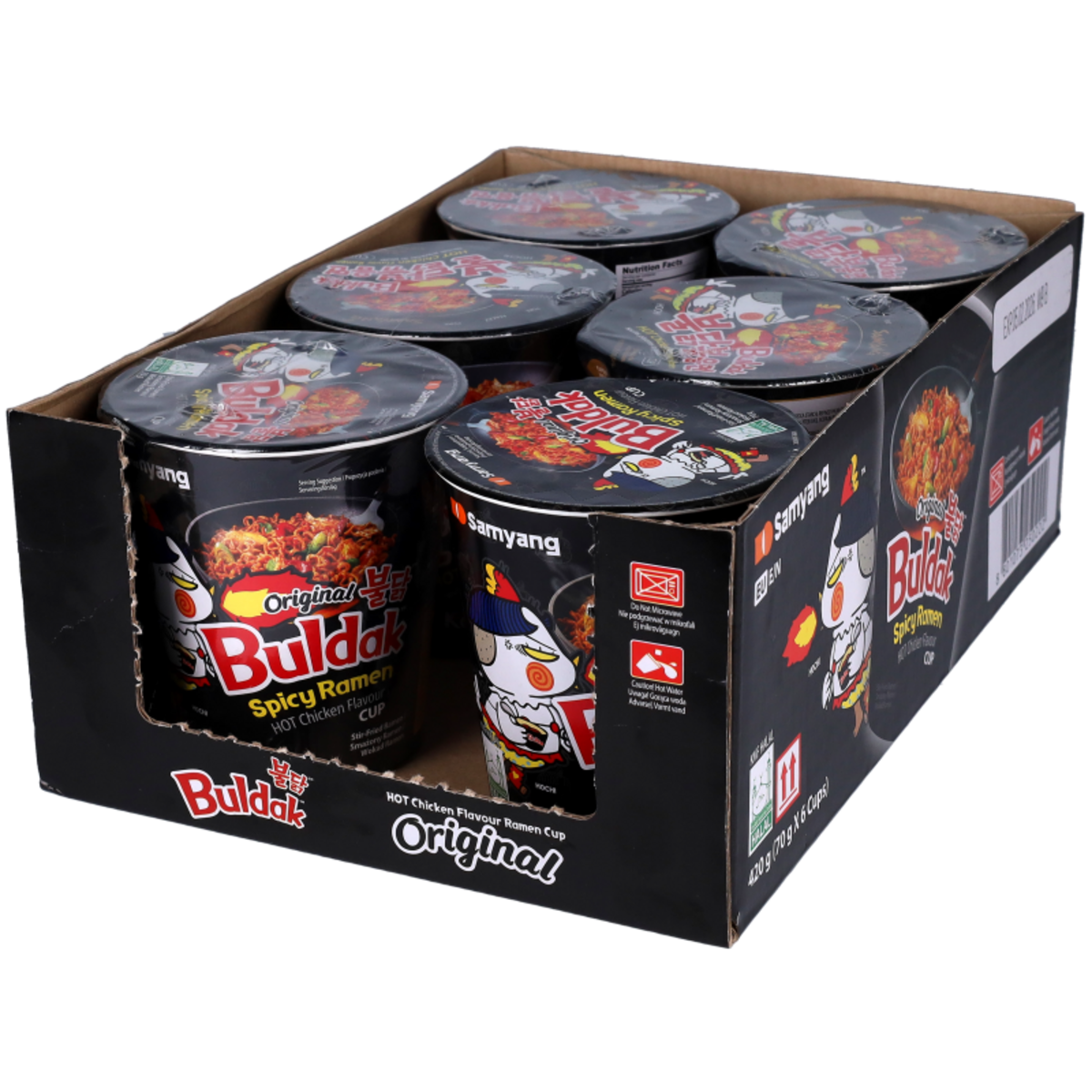 Samyang Buldak Danie Ramen Hot Kurczak Original Cup 70G