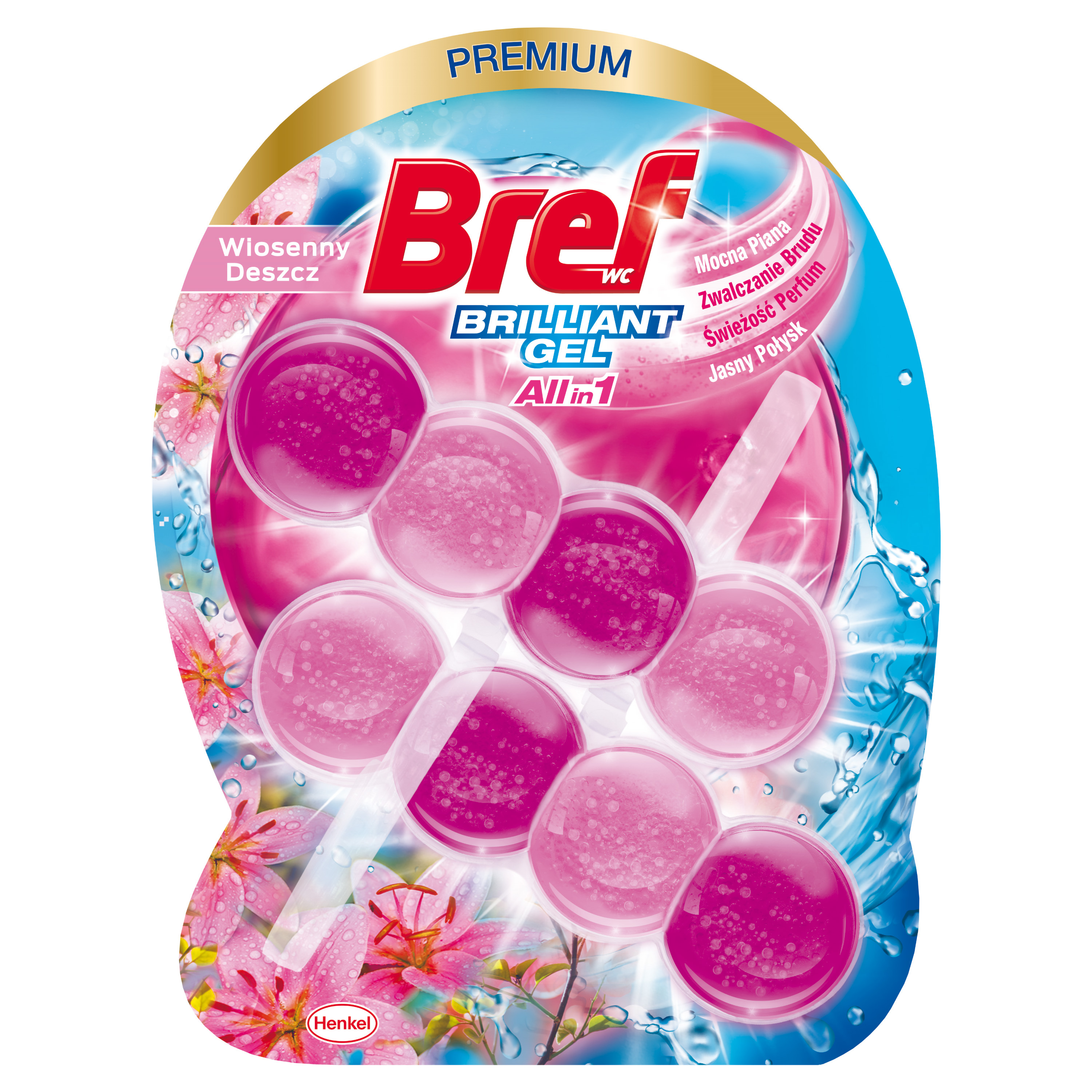 Bref Brilliant Gel Wiosenny Deszcz 2X42G